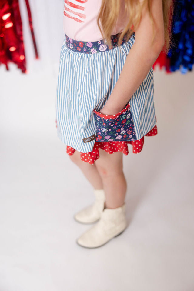 Liberty Garden Layered Skirt
