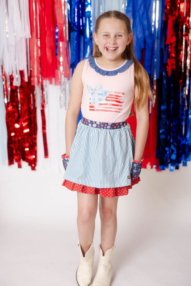 Liberty Garden Layered Skirt