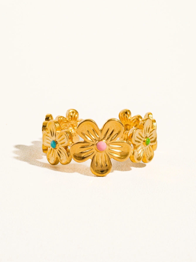 Golden Bloom Ring