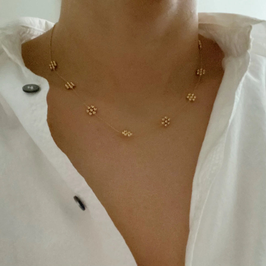 Golden Daisy Necklace