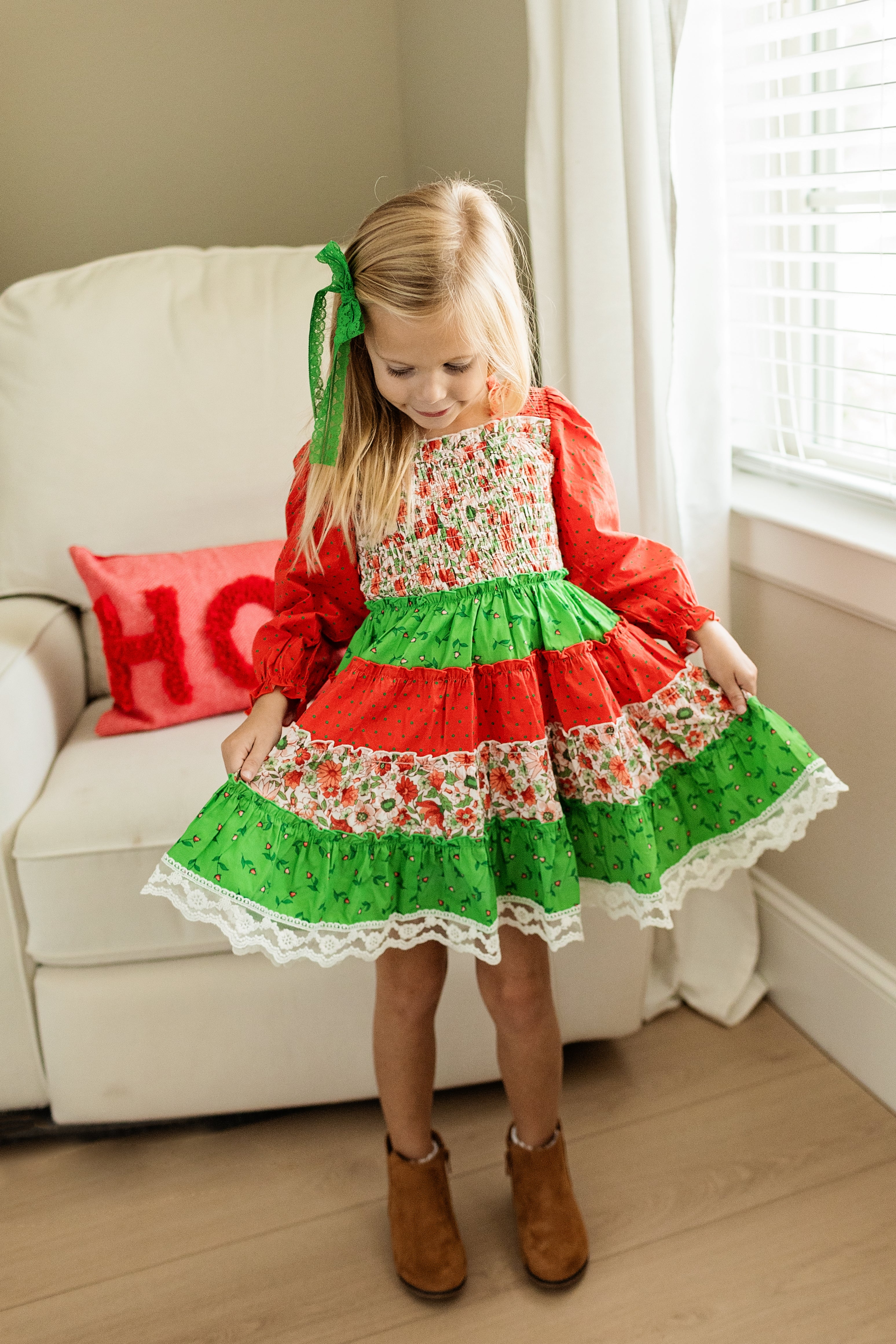 Holiday Heirloom Panel Dress
