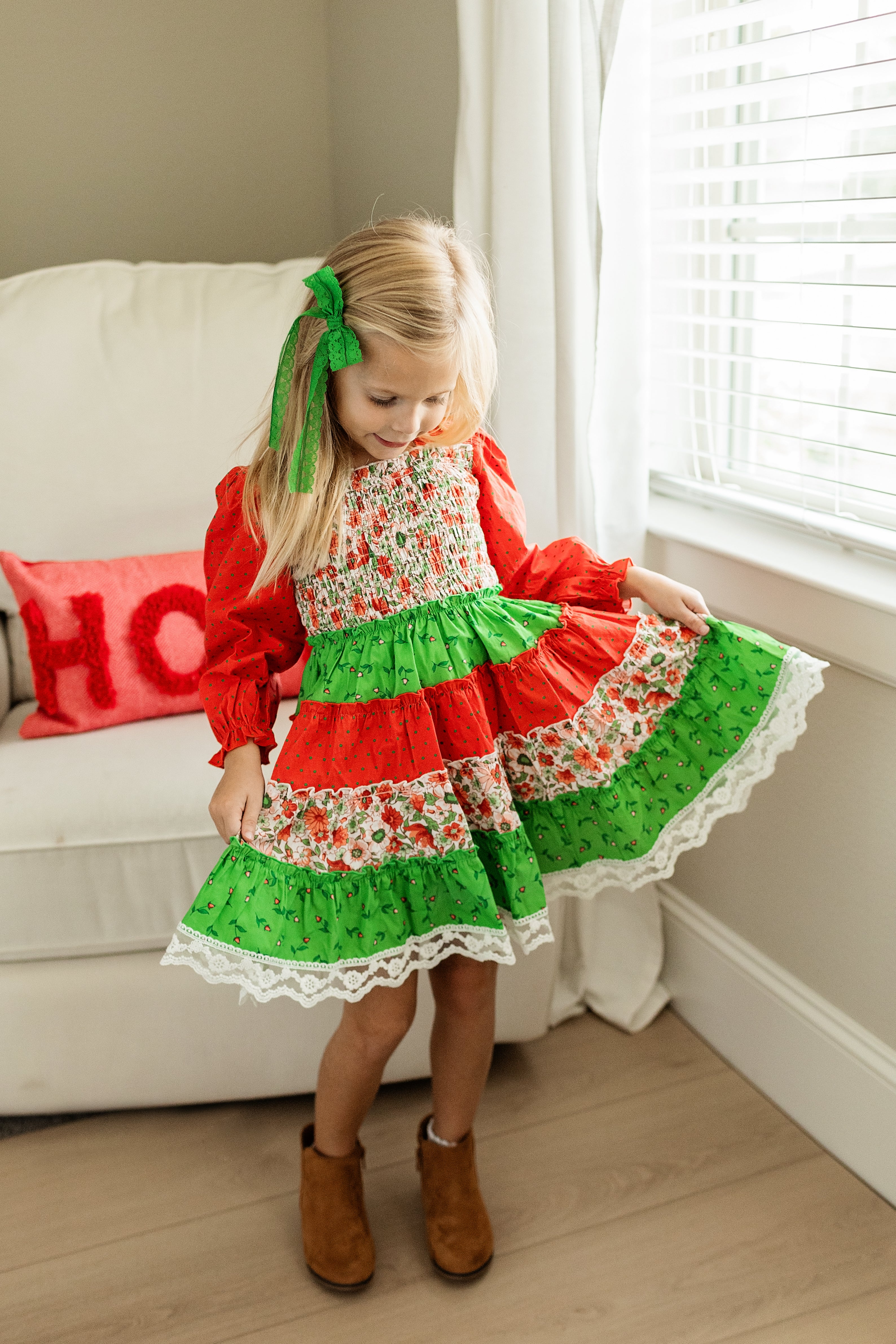 Holiday Heirloom Panel Dress