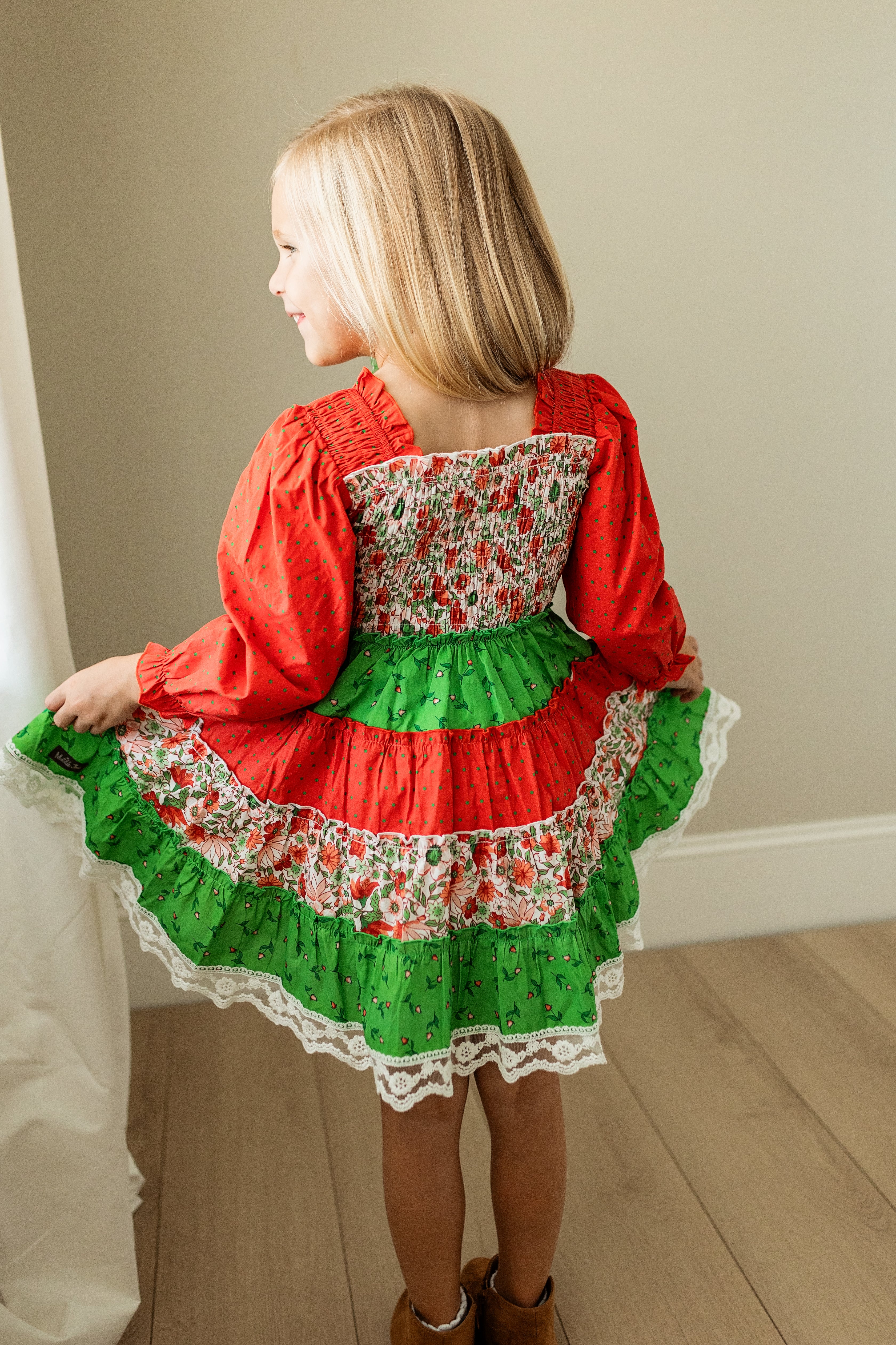 Holiday Heirloom Panel Dress