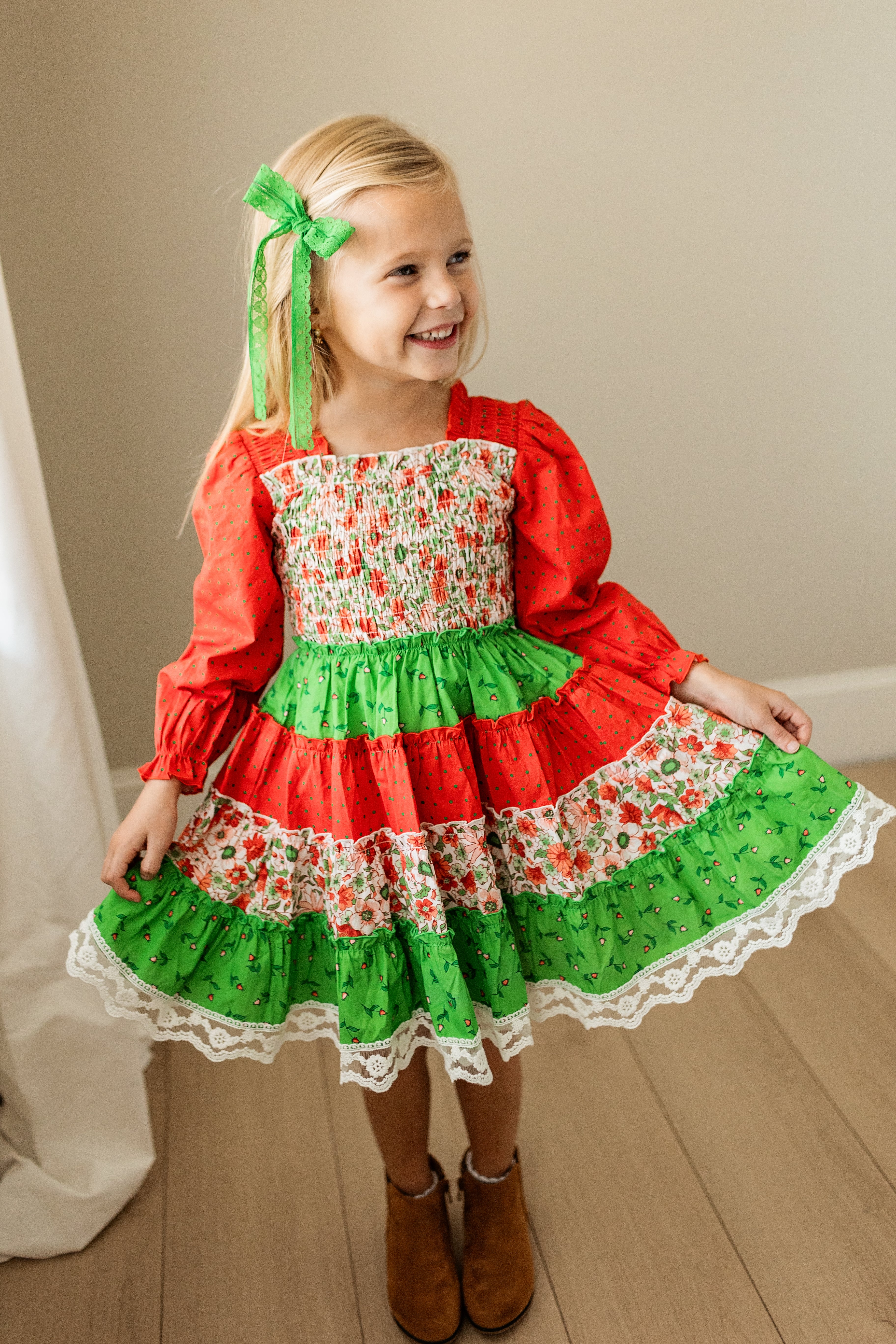 Holiday Heirloom Panel Dress