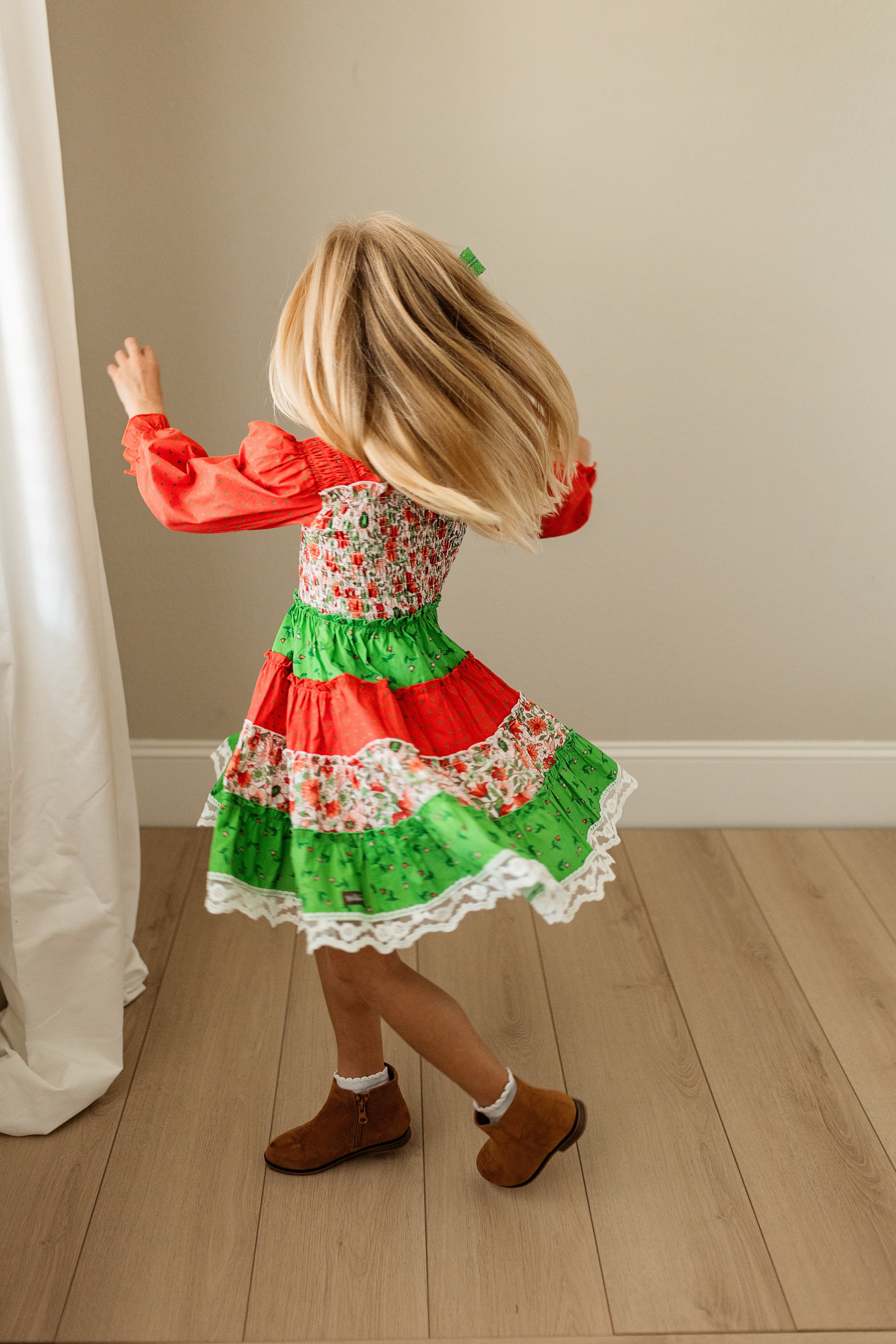 Holiday Heirloom Panel Dress