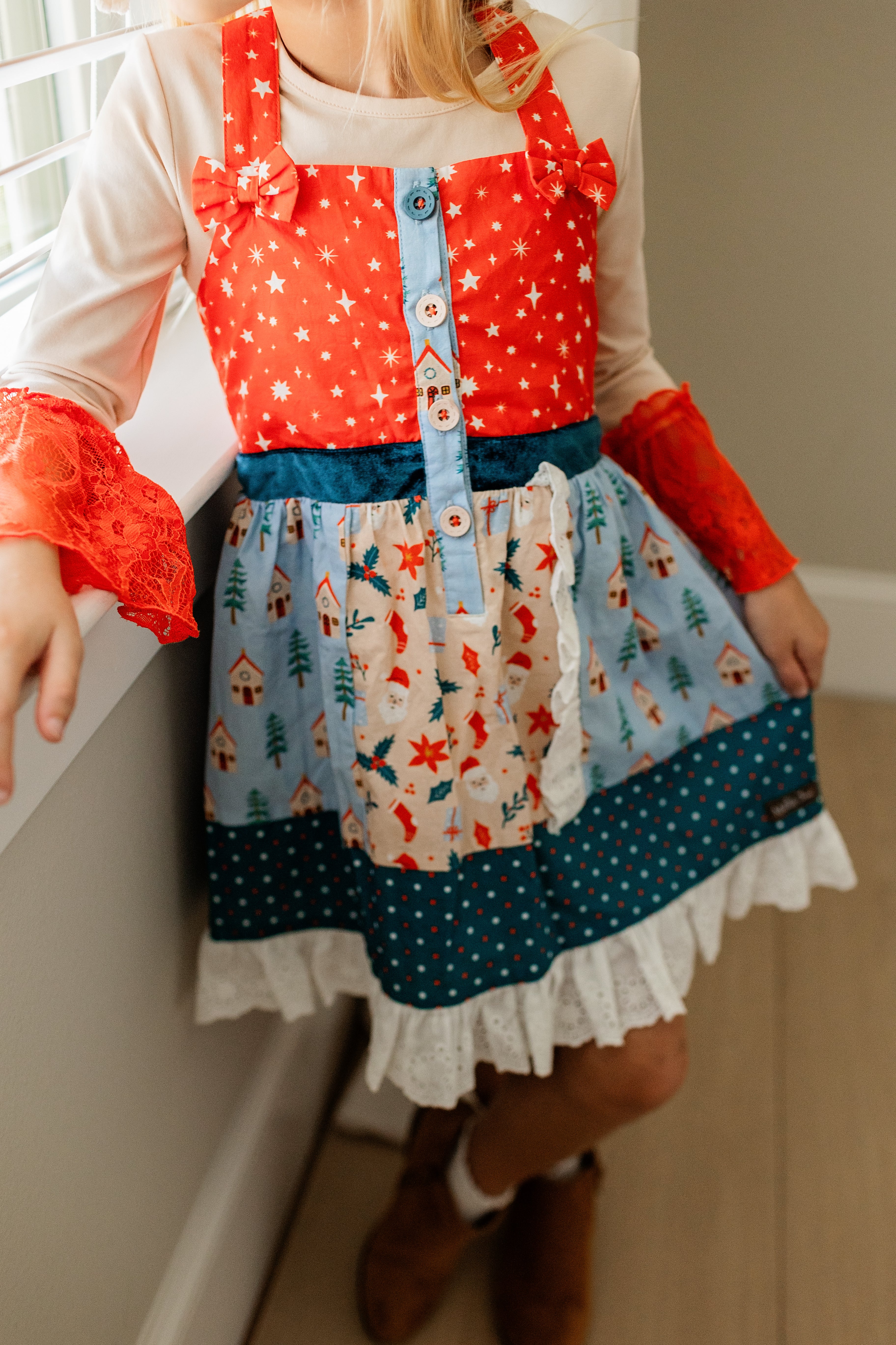 Twinkleberry Noel Knot Dress
