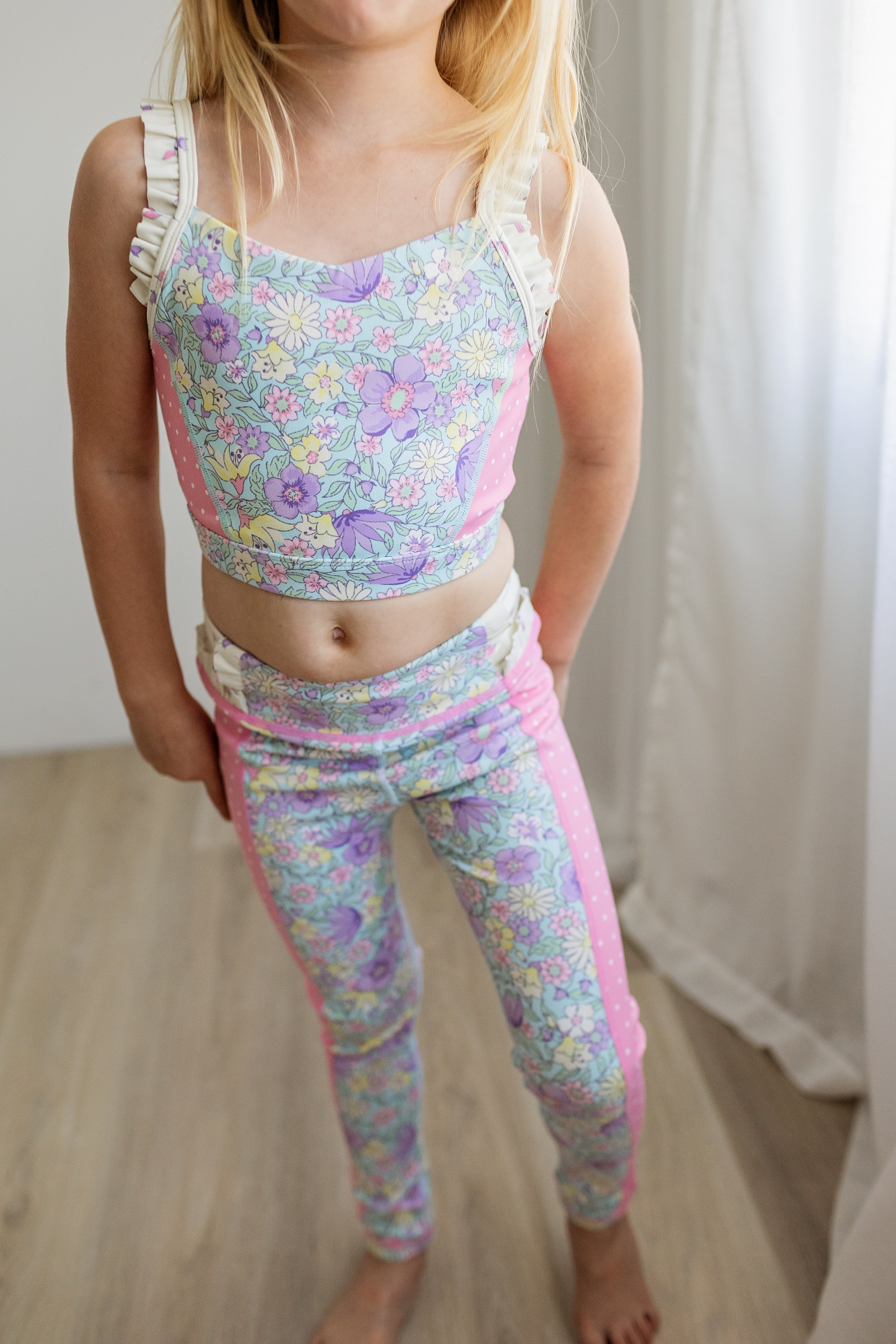 Spring Fling Active Crop Top (Runs Small)
