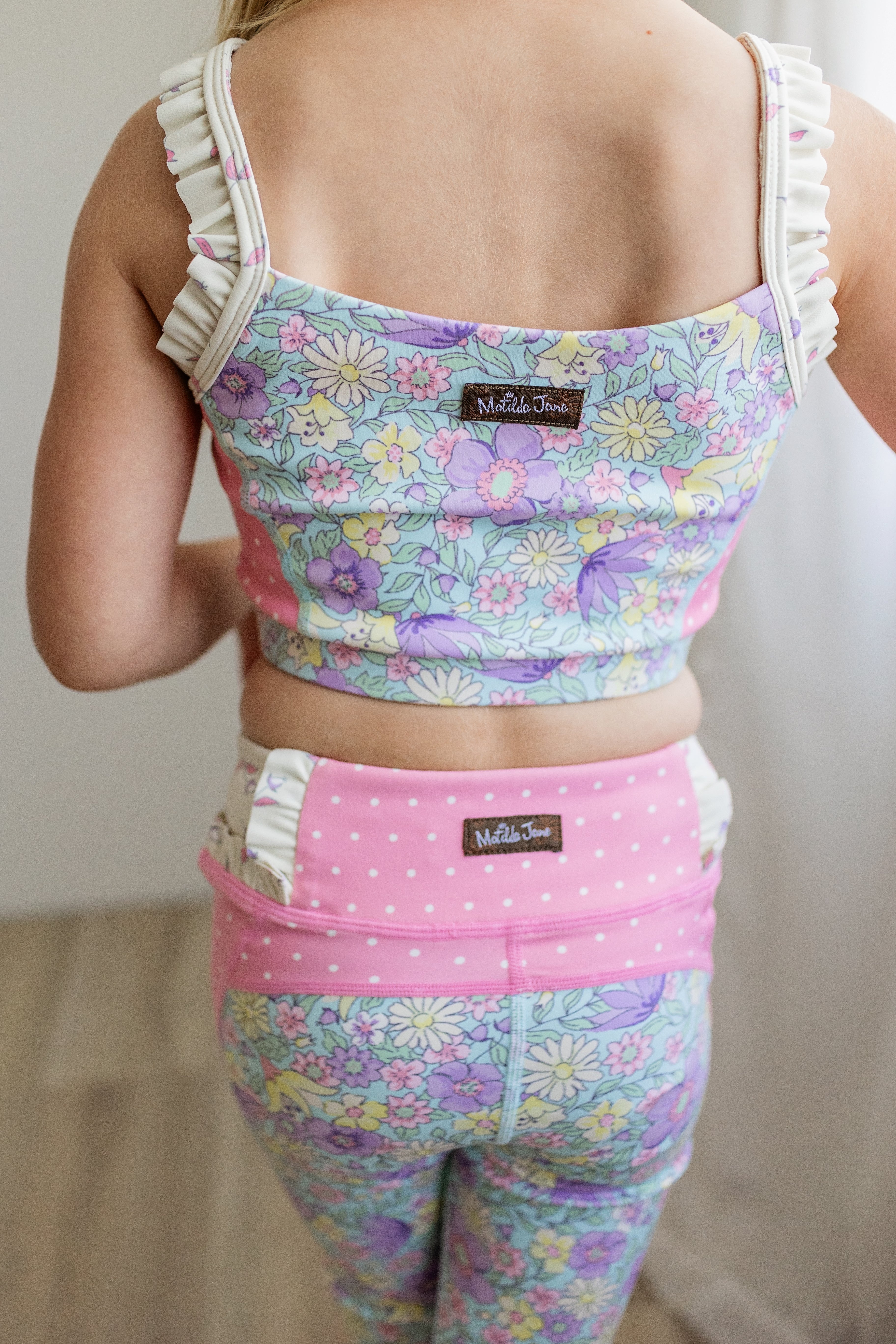 Spring Fling Active Crop Top (Runs Small)