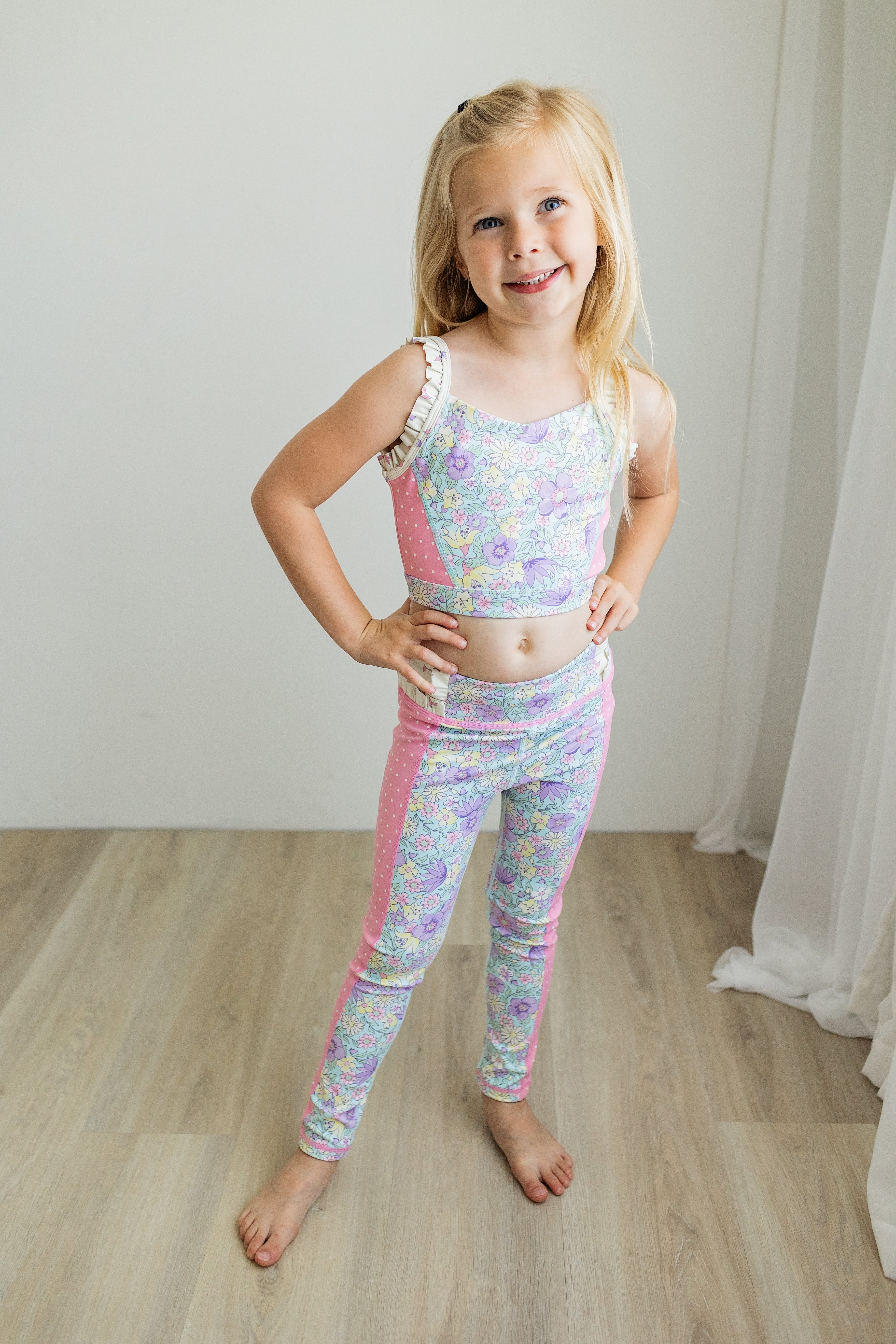 Spring Fling Active Crop Top (Runs Small)