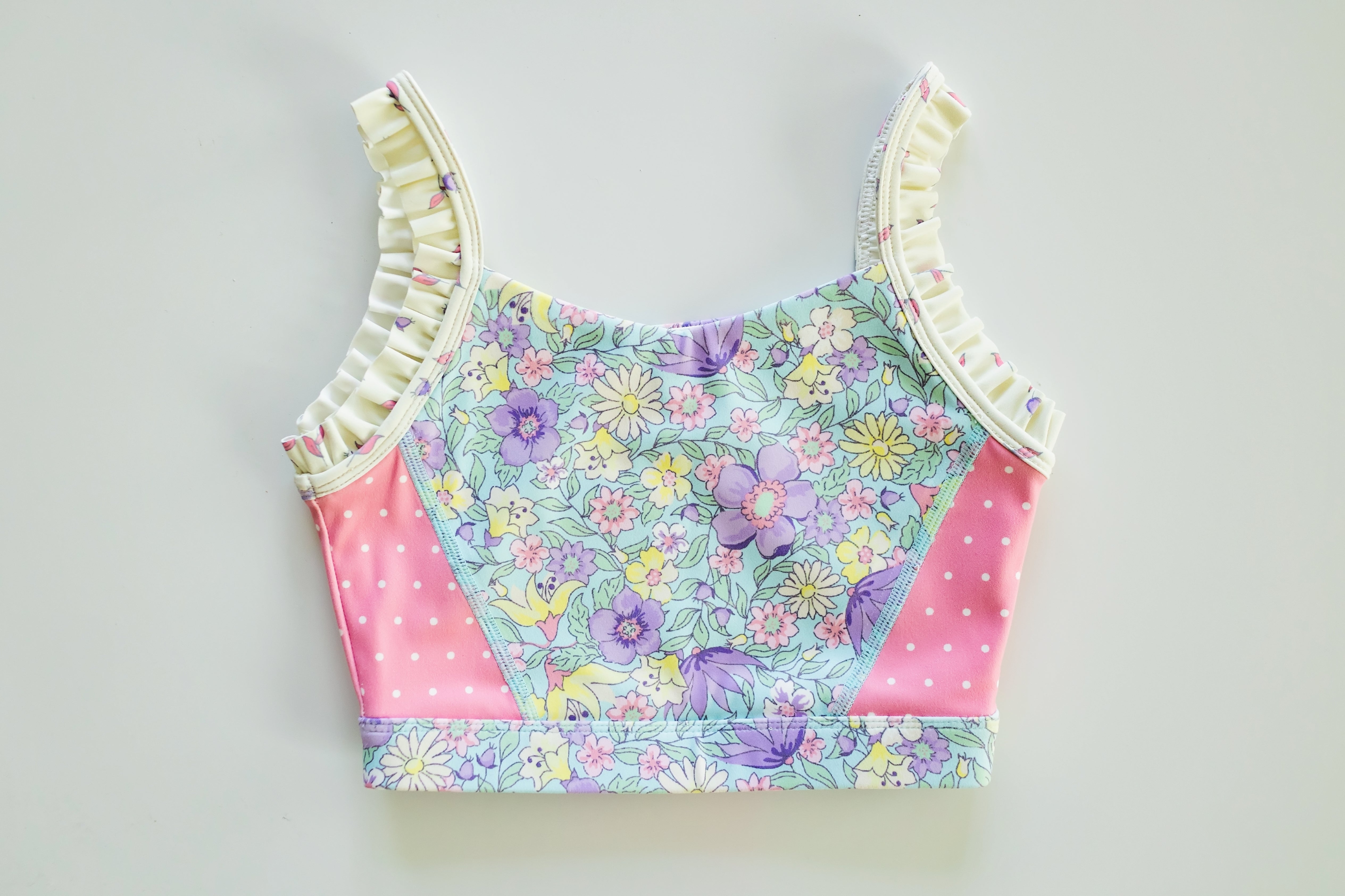 Spring Fling Active Crop Top (Runs Small)