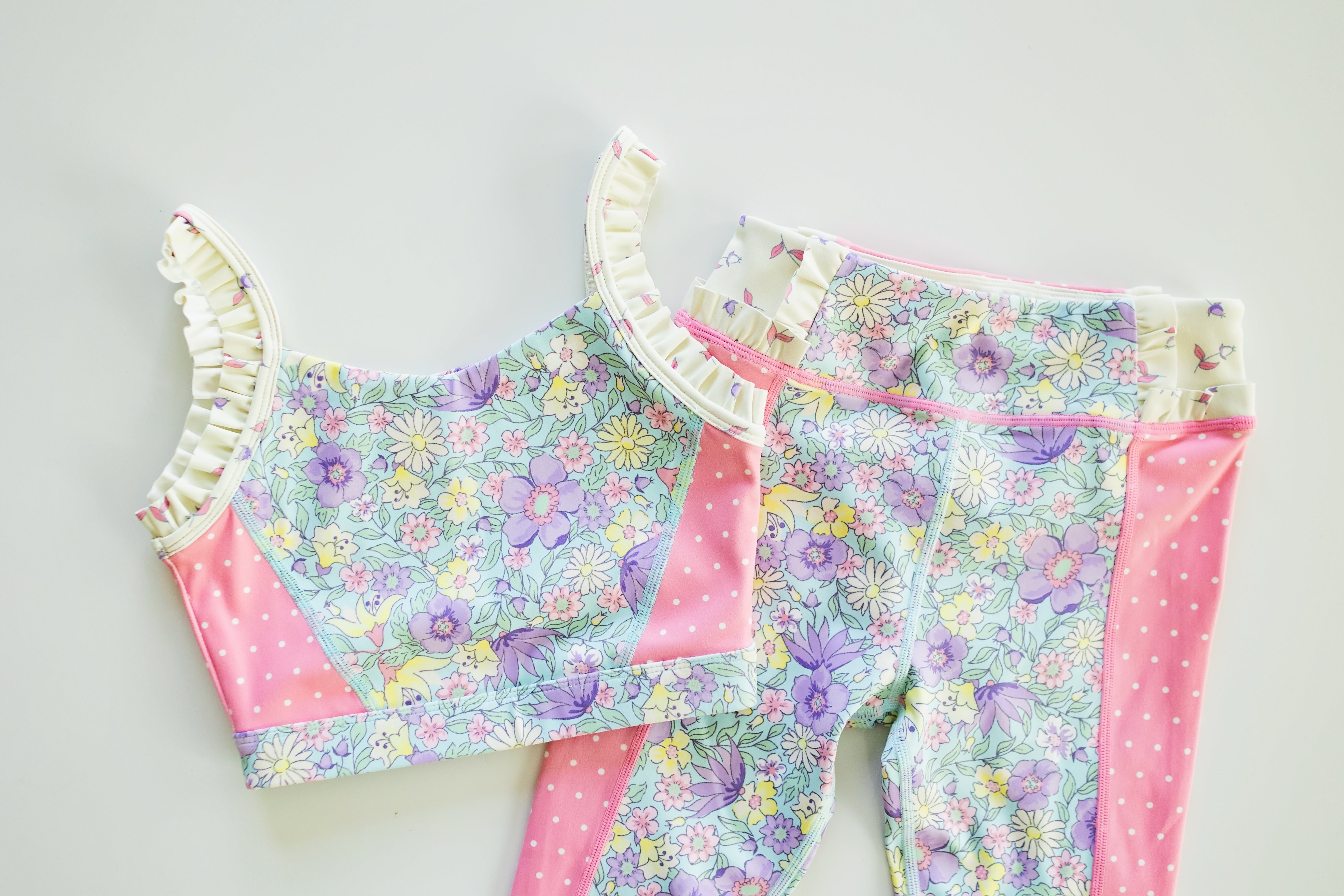 Spring Fling Active Crop Top (Runs Small)