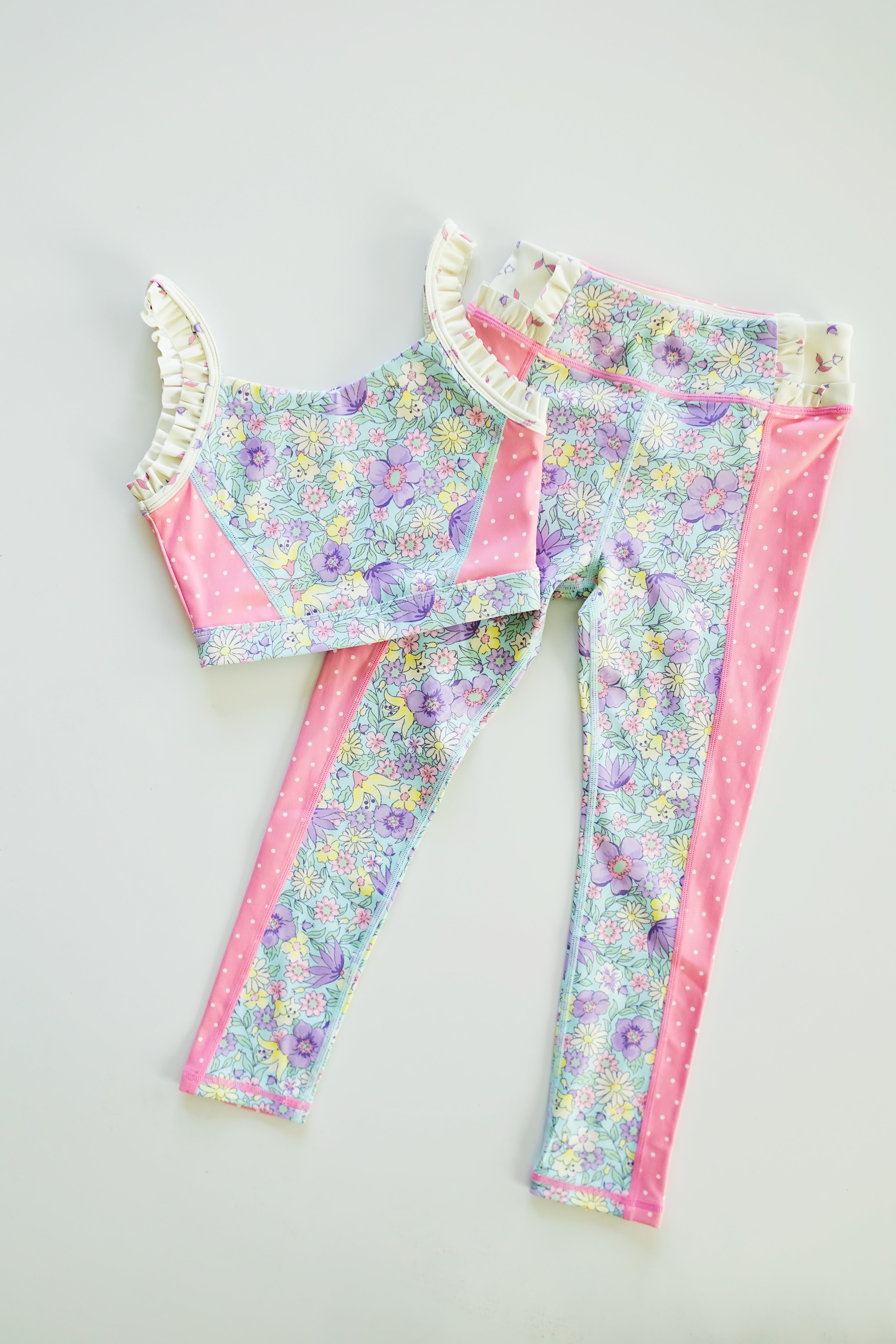 Spring Fling Active Crop Top (Runs Small)