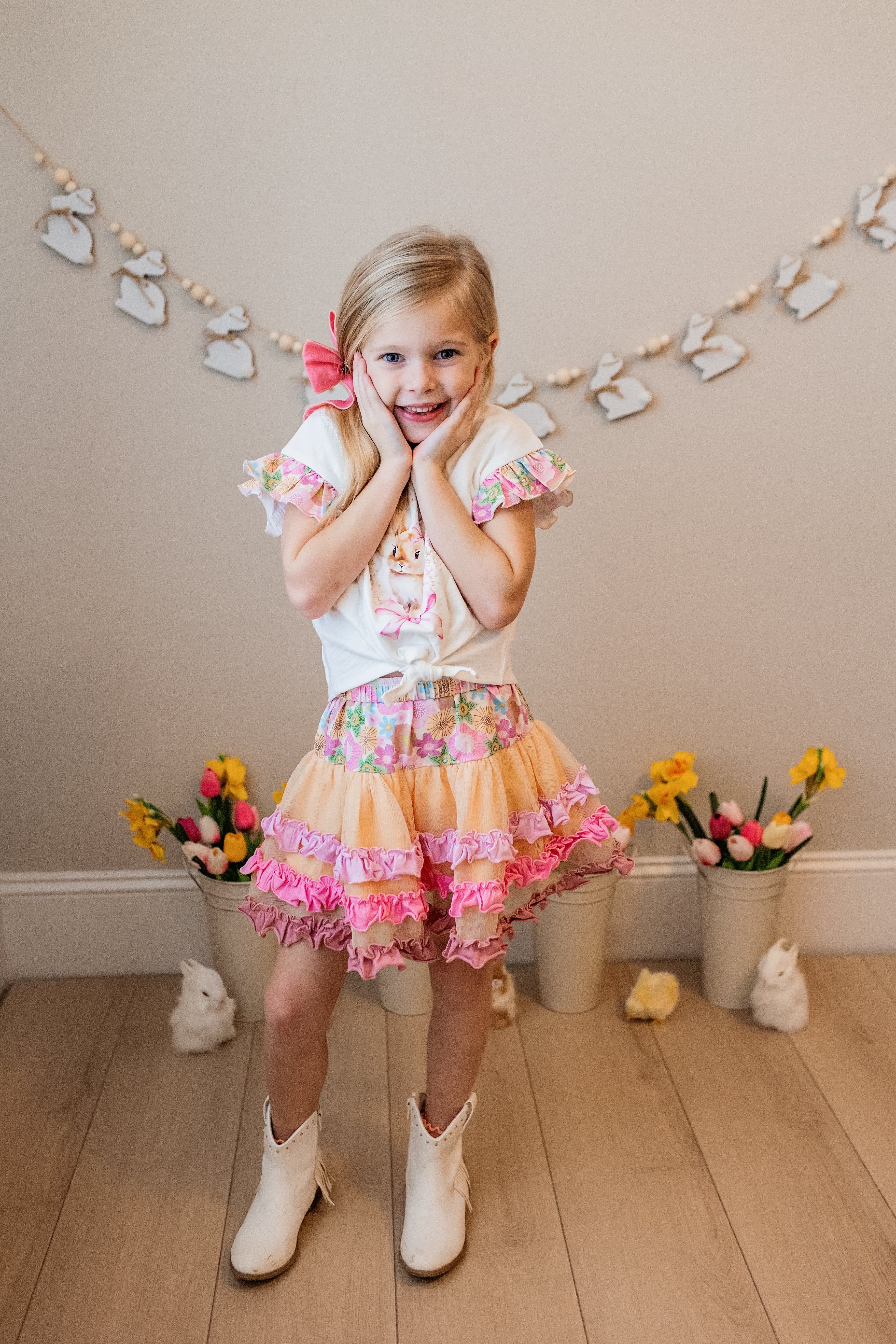 Flora & Flopsy Charm Ruffle Skirt