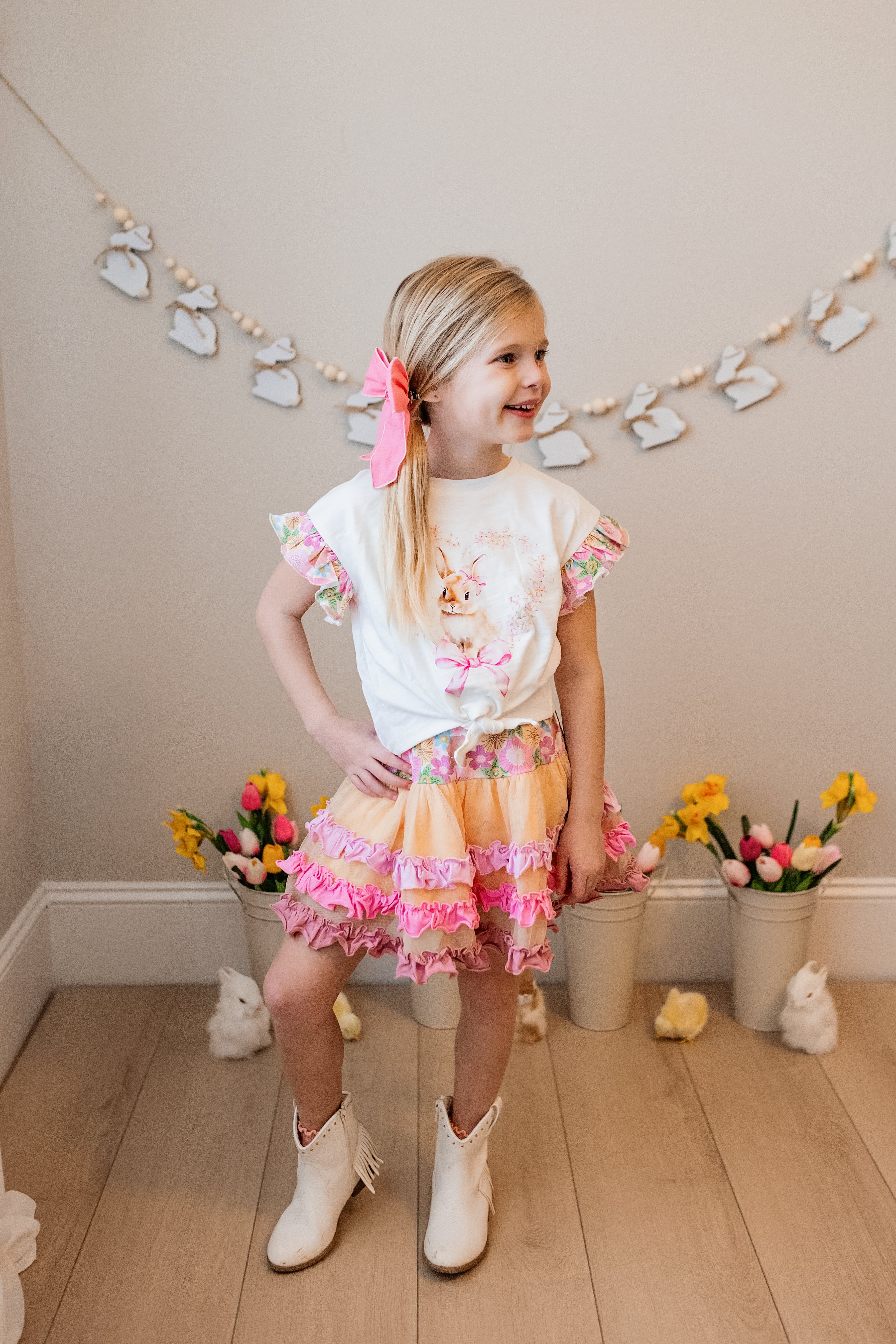 Flora & Flopsy Charm Ruffle Skirt