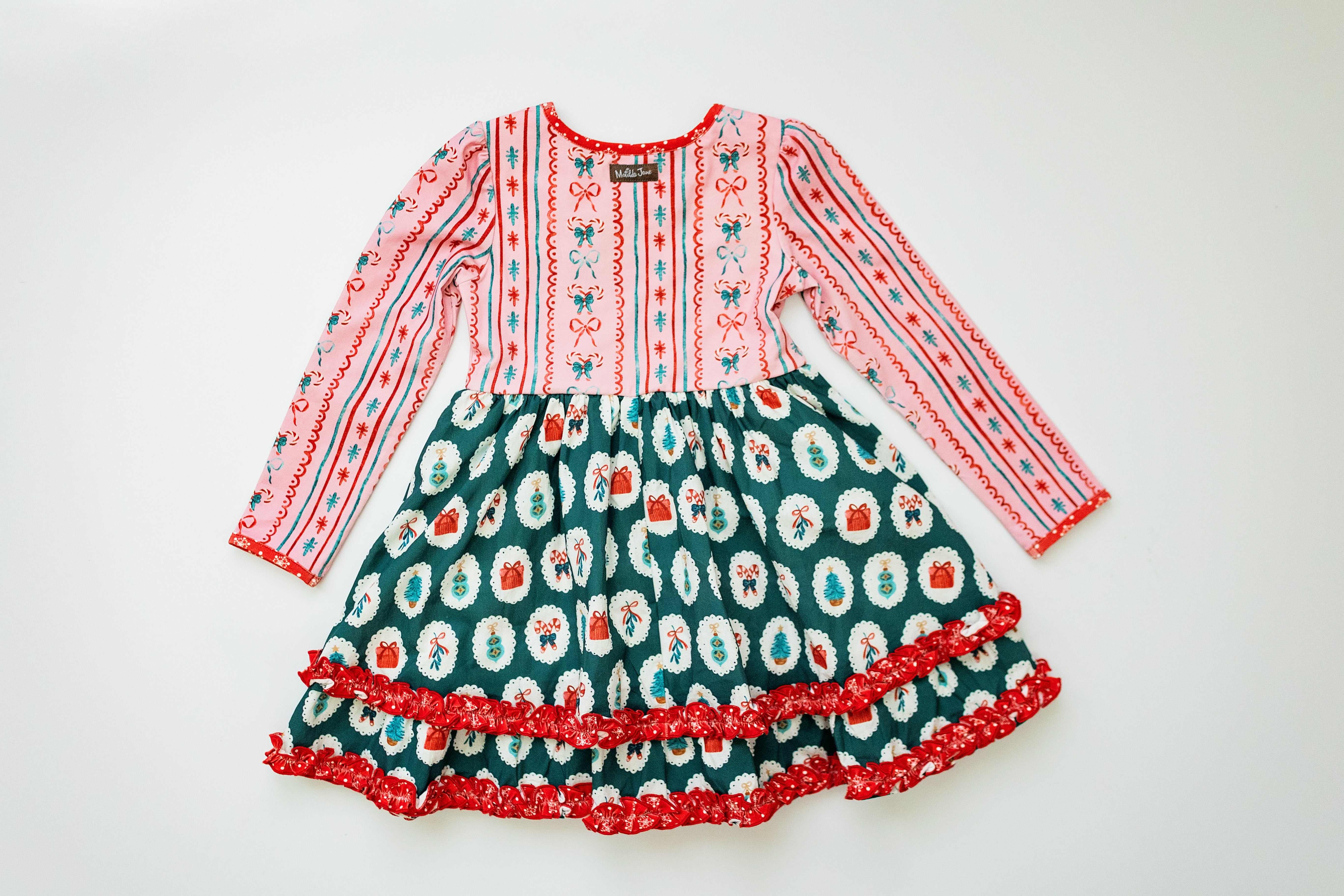 Mistletoe Magic Ruffle Dress