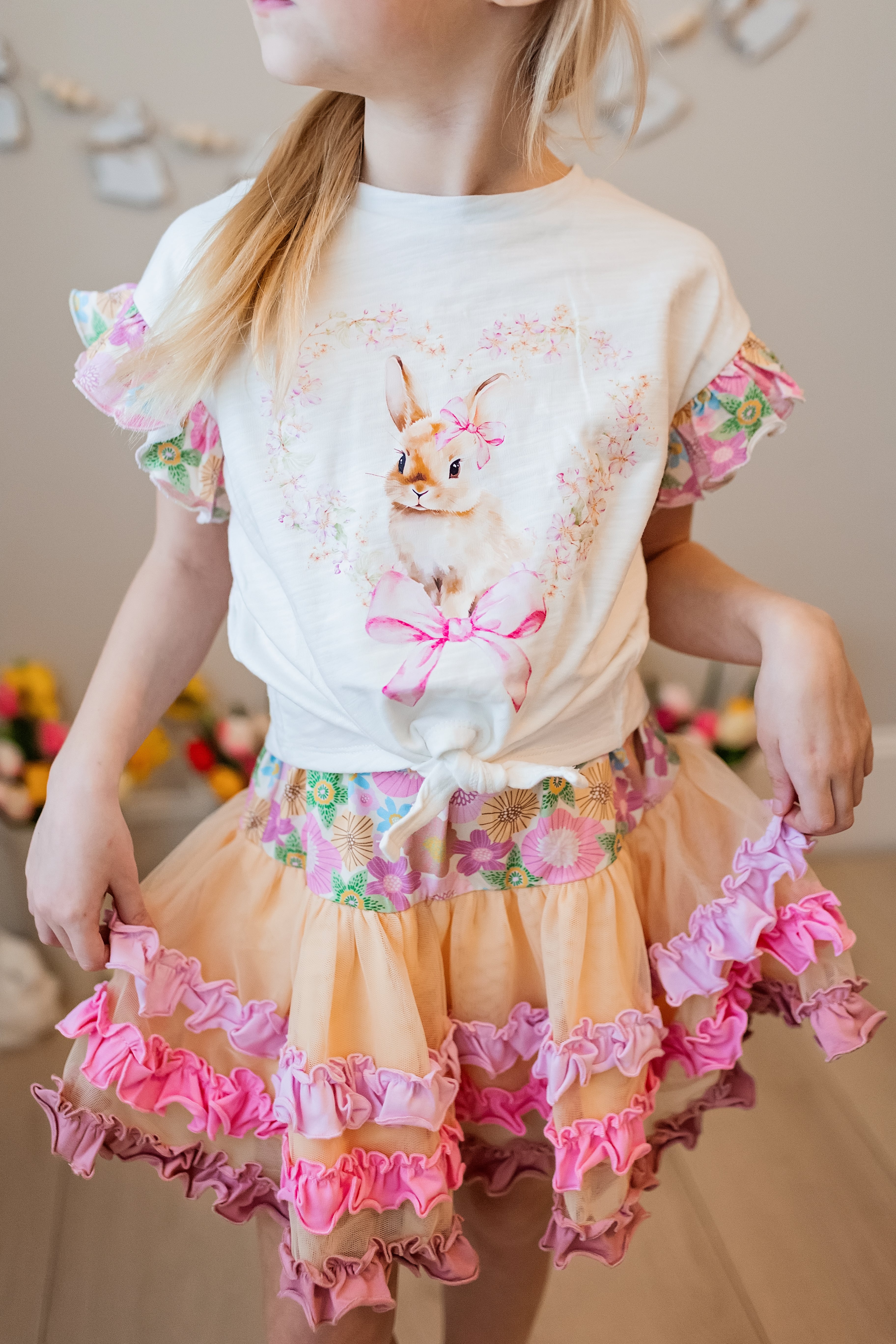 Flora & Flopsy Charm Ruffle Skirt