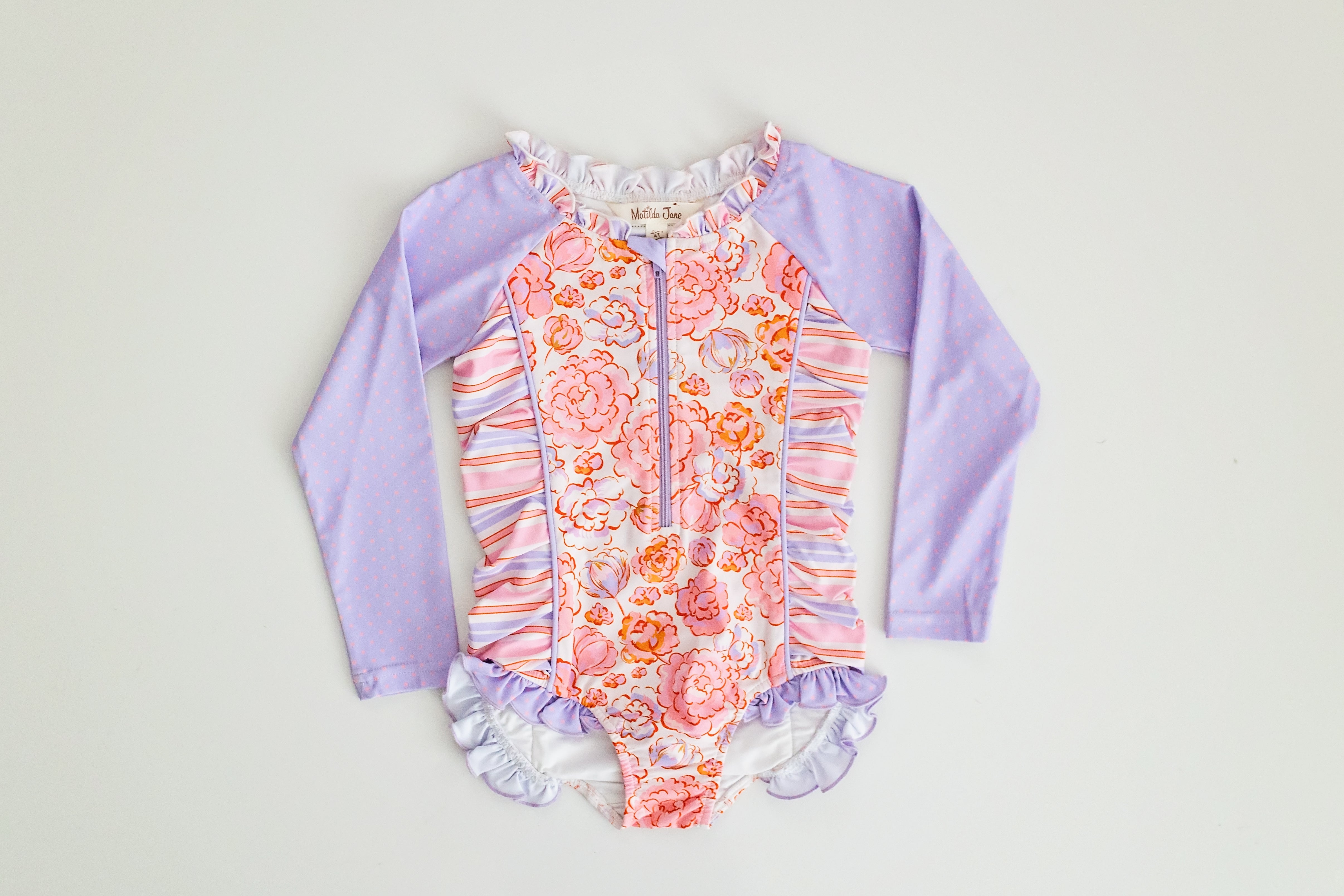 Rash Guard Swimsuit - Long Sleeve | Coastal Charm