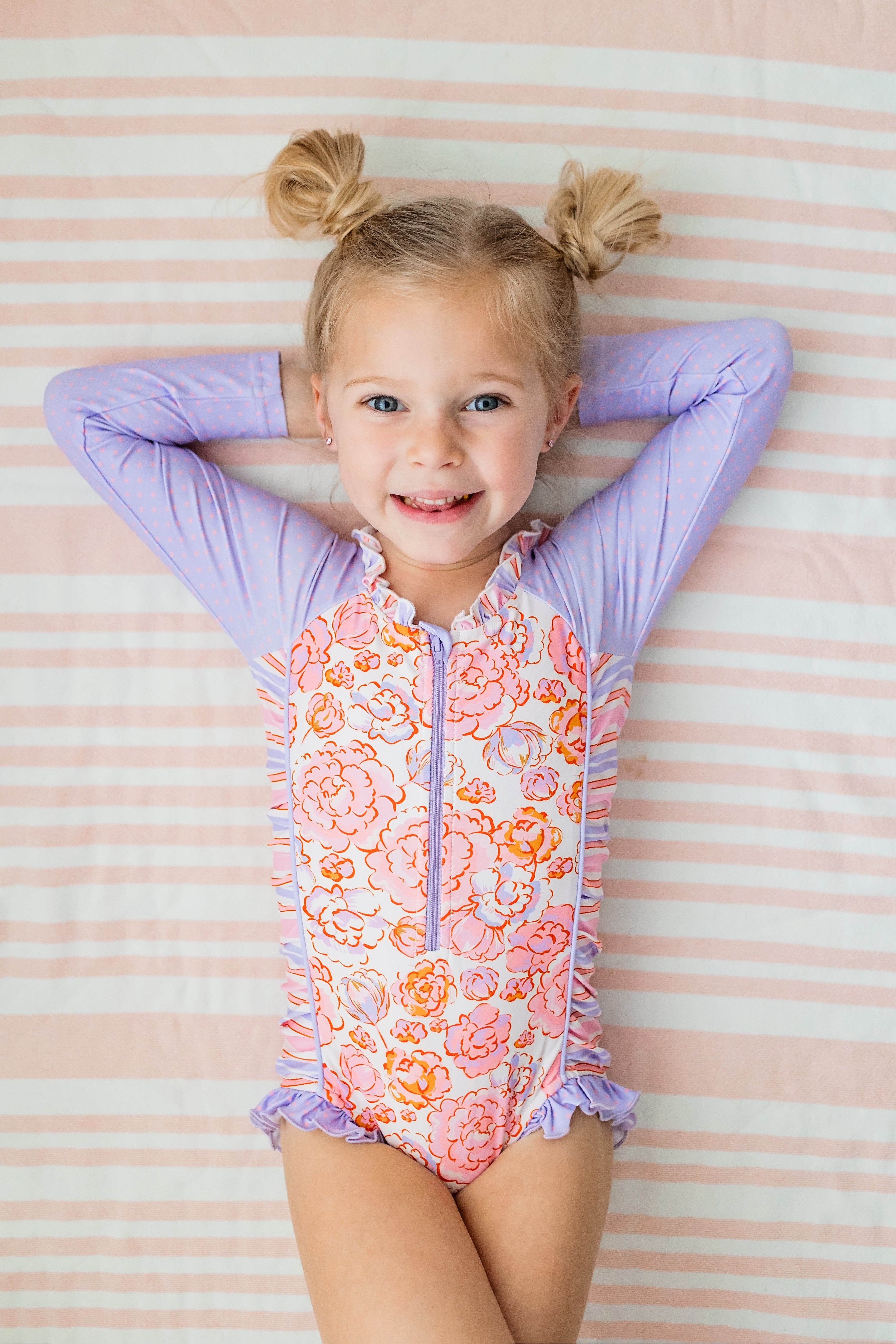 Rash Guard Swimsuit - Long Sleeve | Coastal Charm