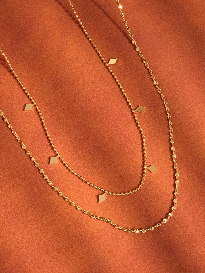 Golden Whisper Layered Necklace