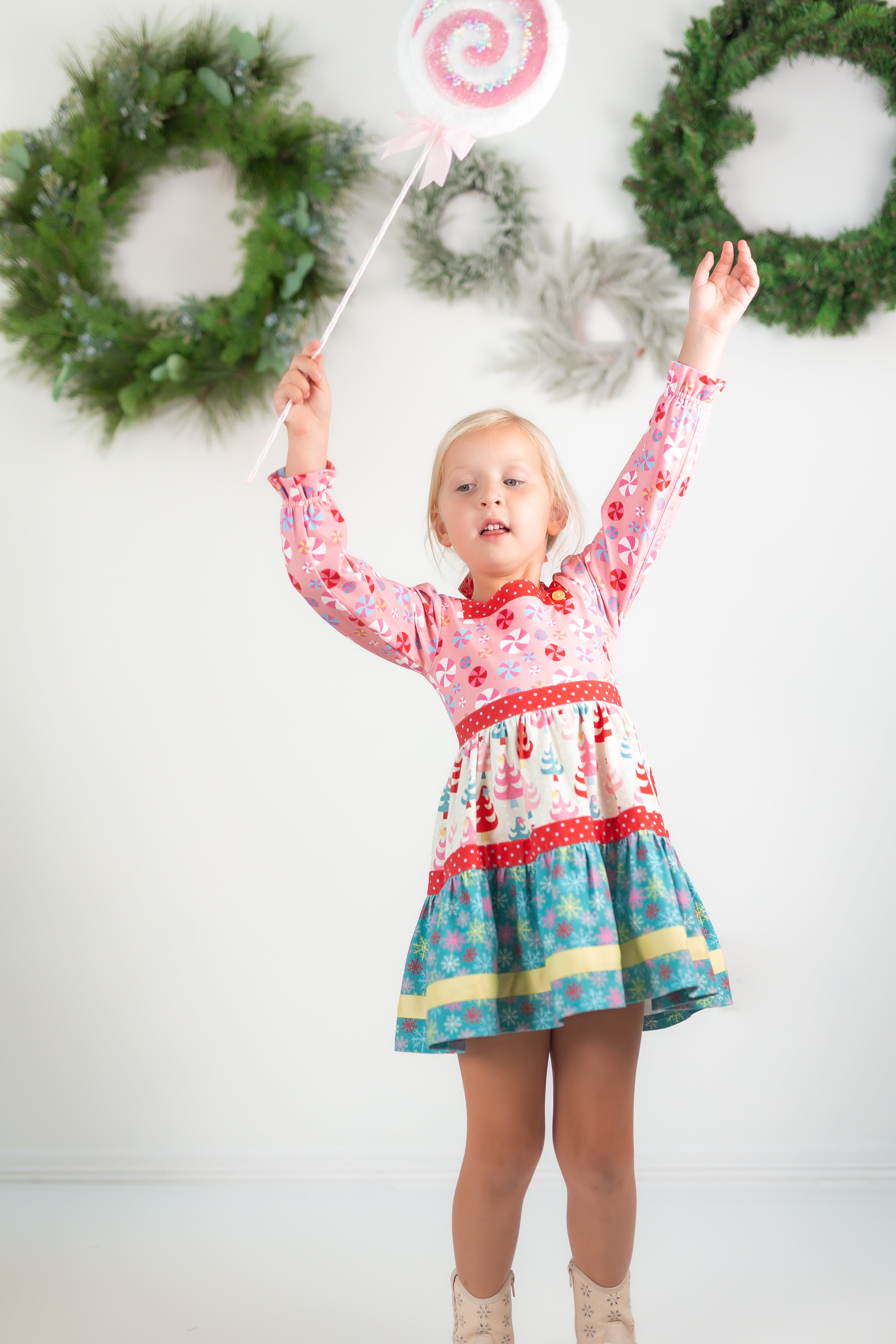 Twinkle Tree Treasures Panel Dress