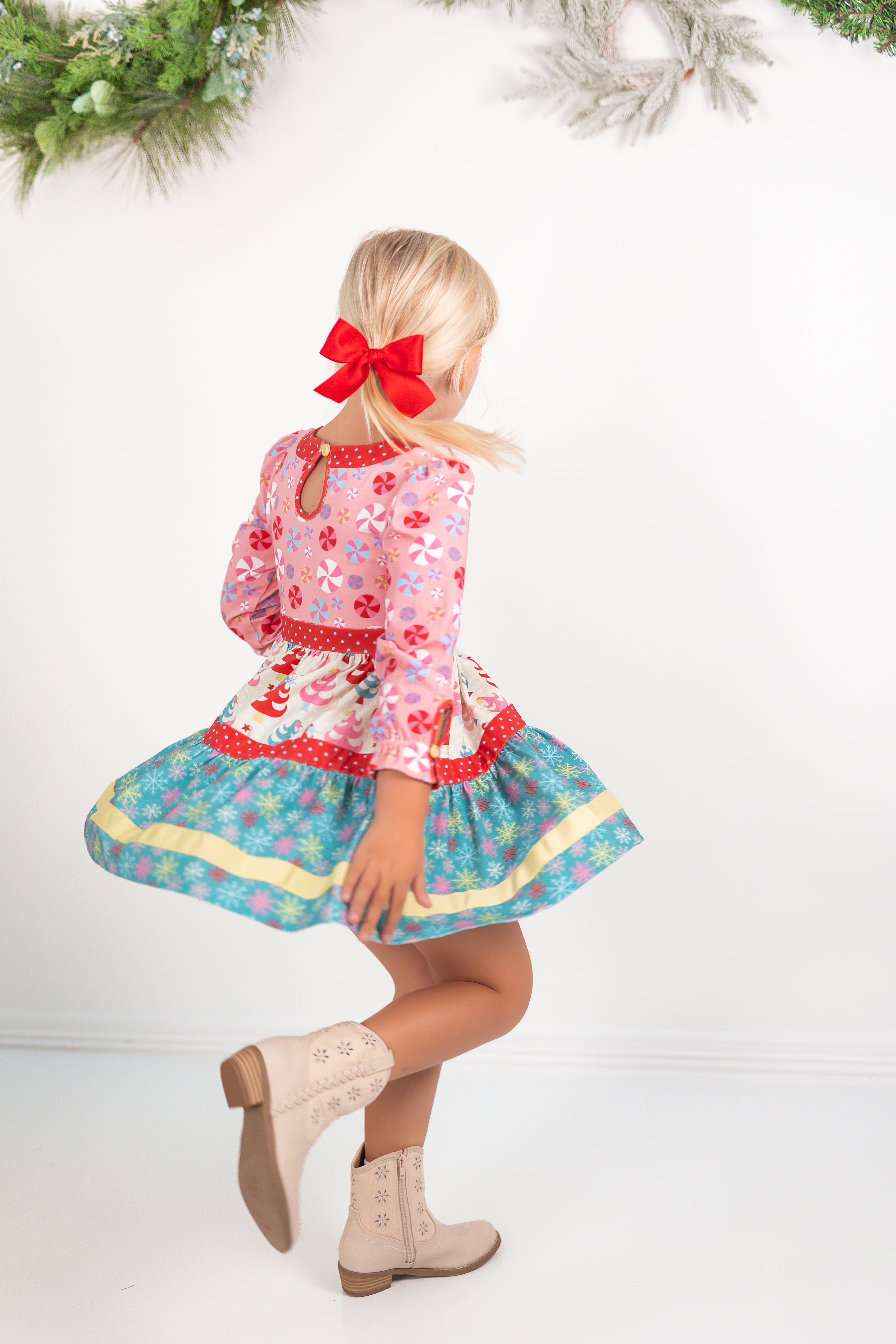 Twinkle Tree Treasures Panel Dress