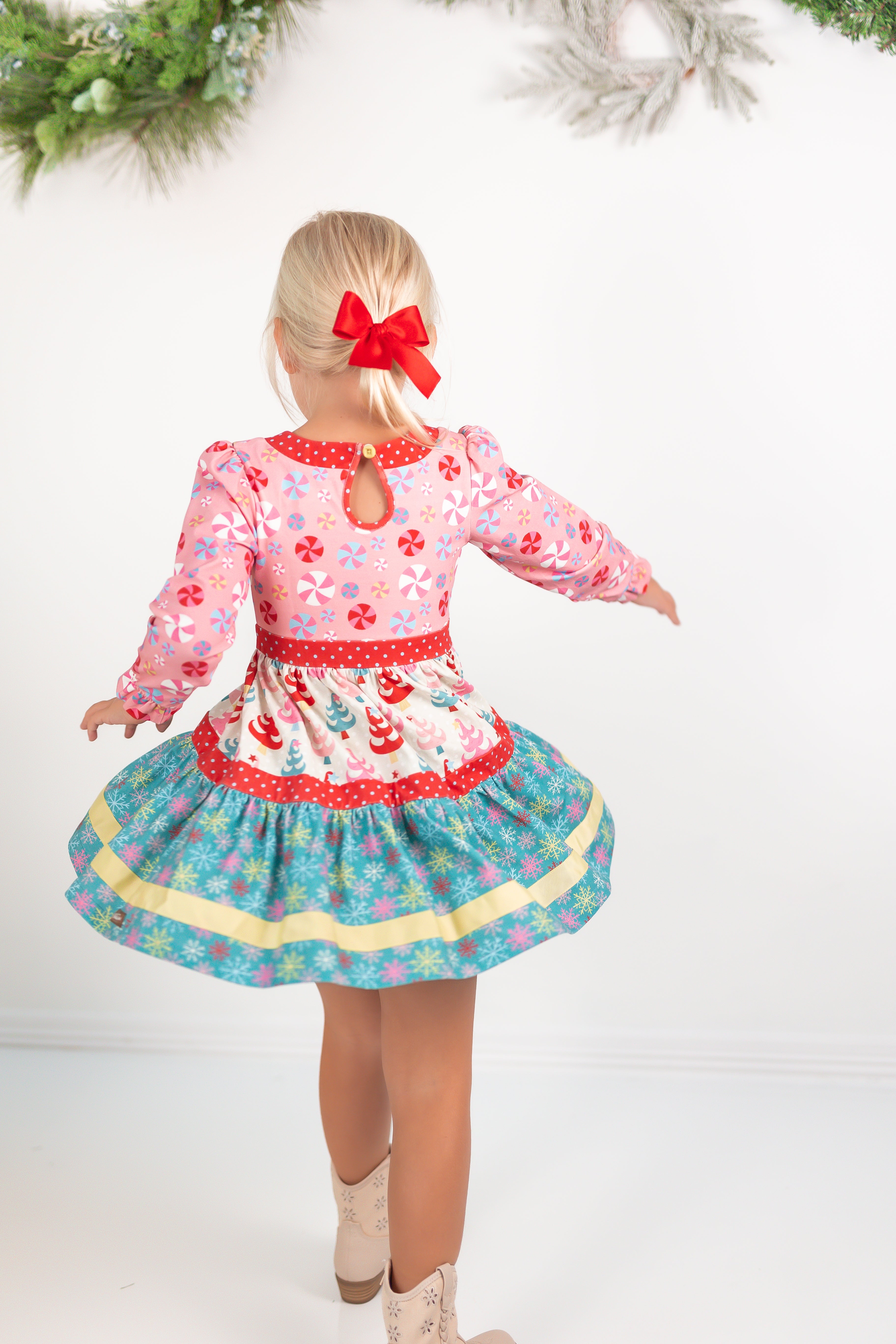 Twinkle Tree Treasures Panel Dress