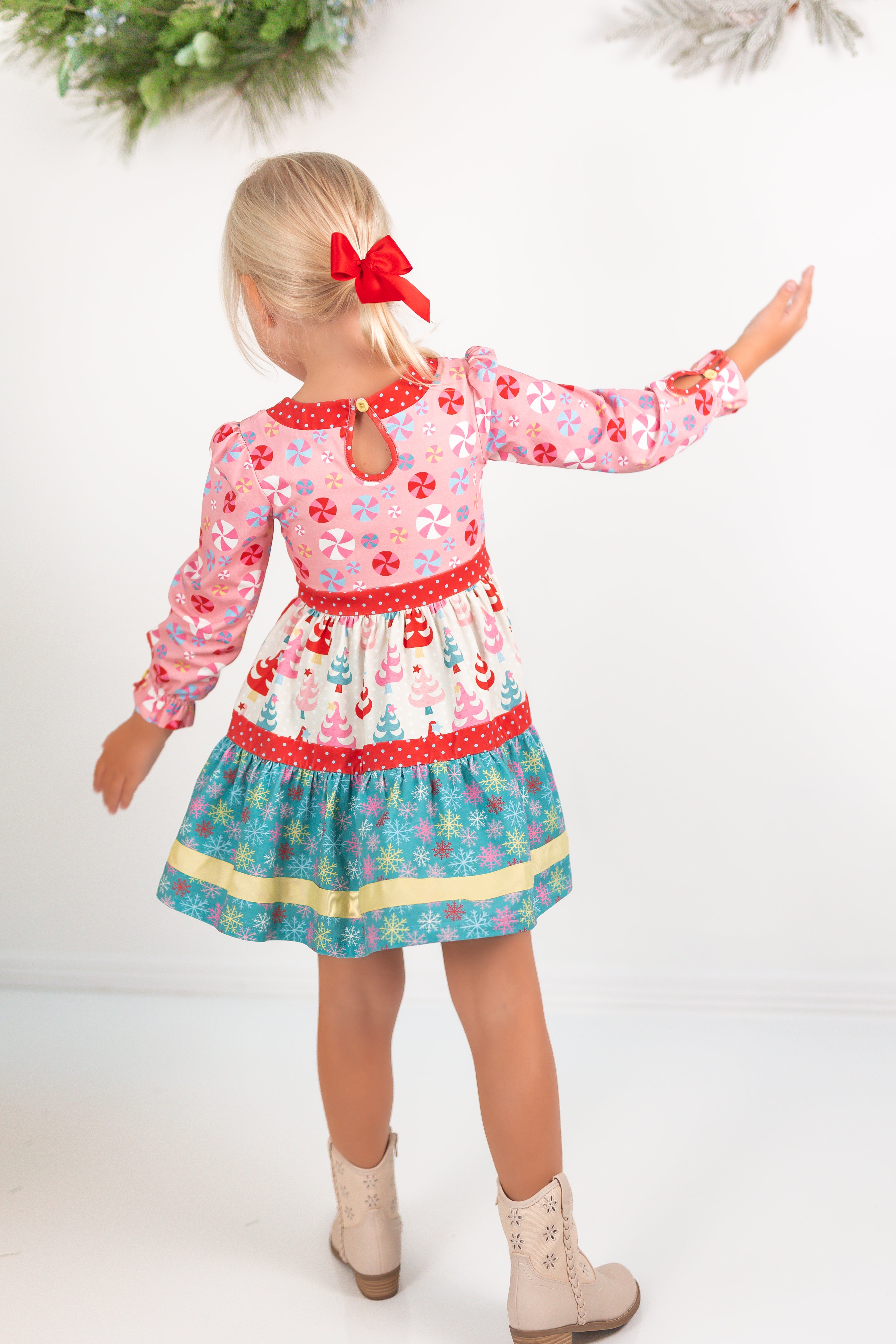 Twinkle Tree Treasures Panel Dress