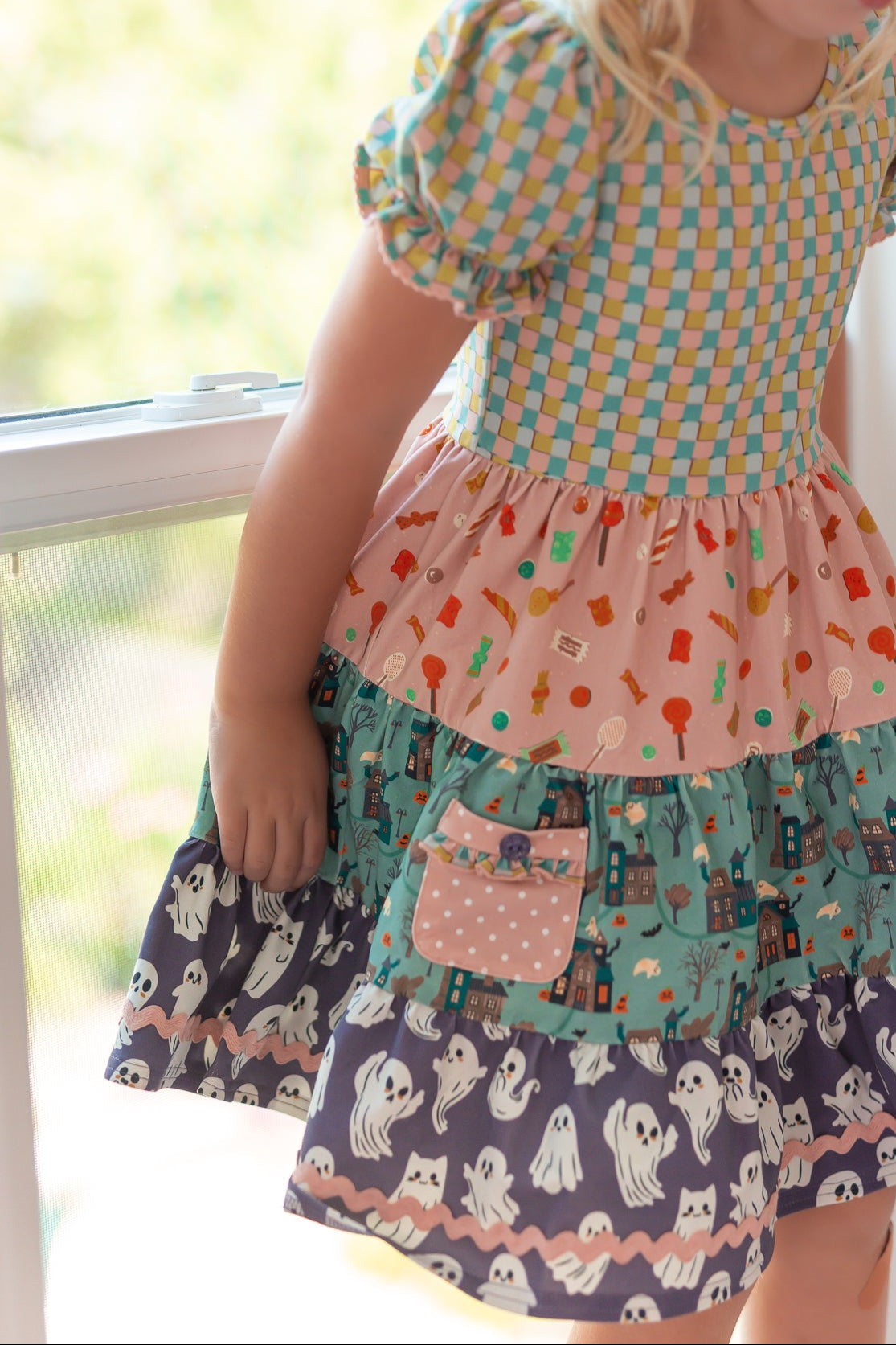 Little Haunts Lane Panel Dress (Pre-Order)