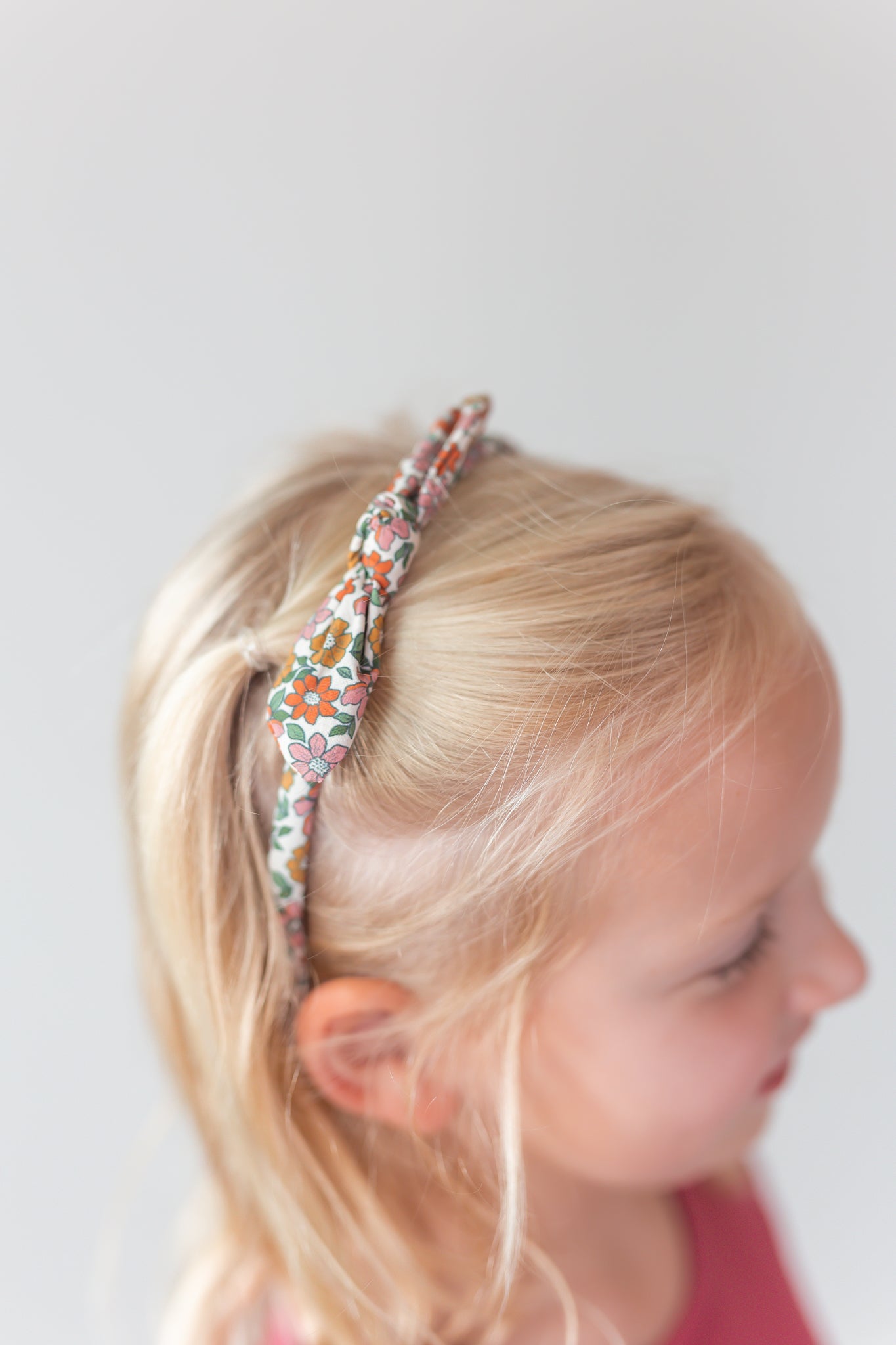 Ditsy Ruffle Roots Headband (Pre-Order)