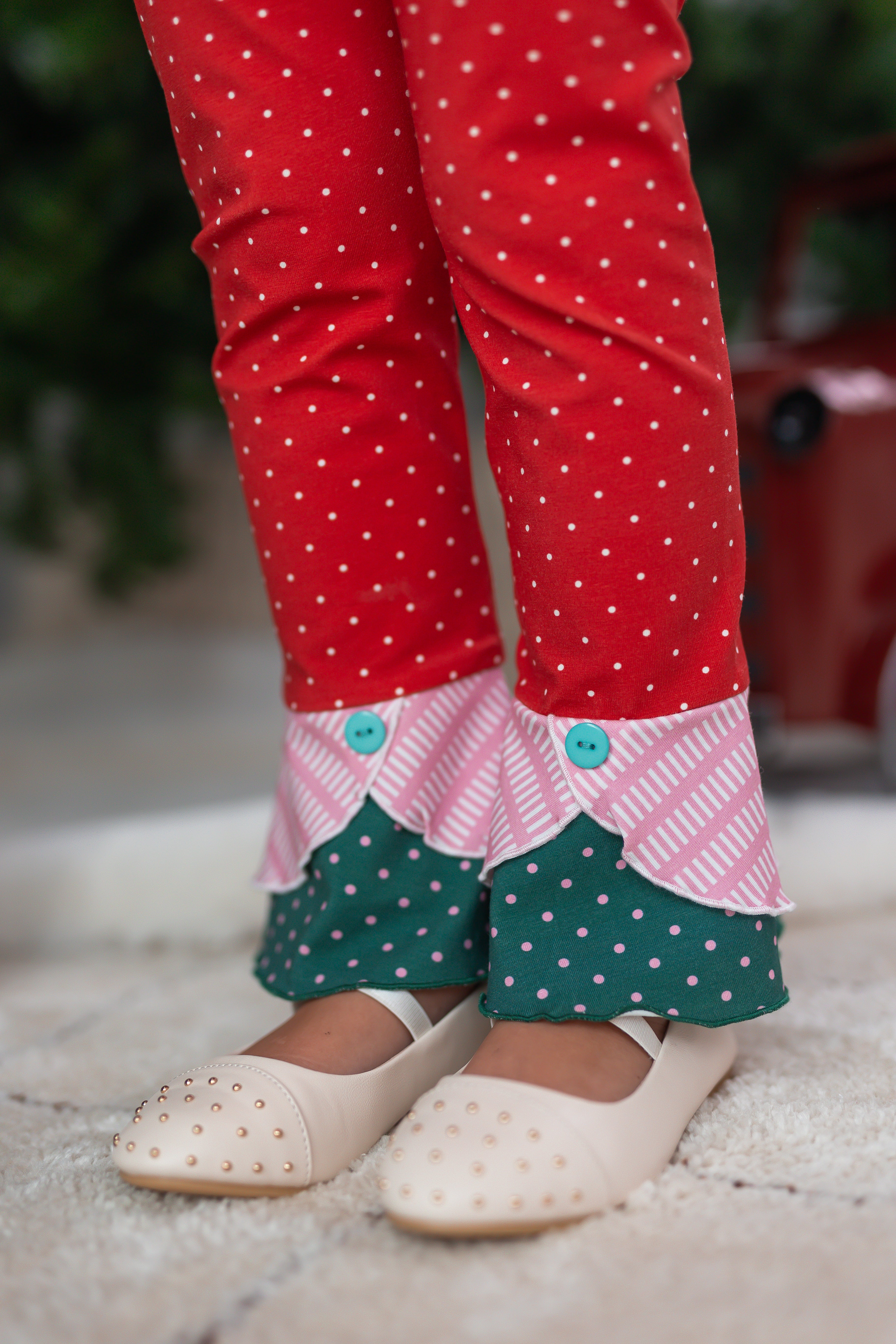 Naughty or Nice Scrappy Leggings