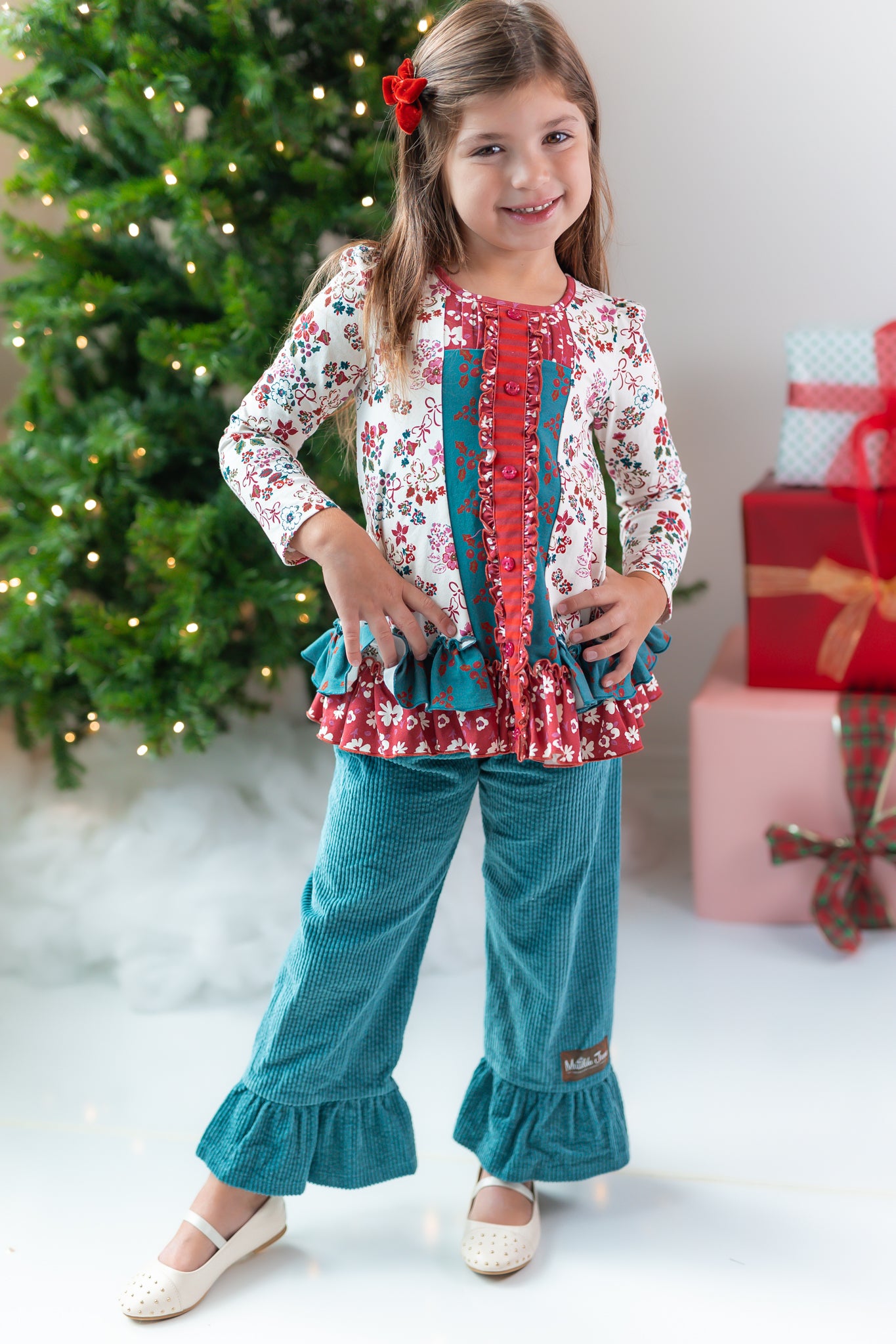 Tinselberry Lane Ruffle Tunic (Pre-Order)
