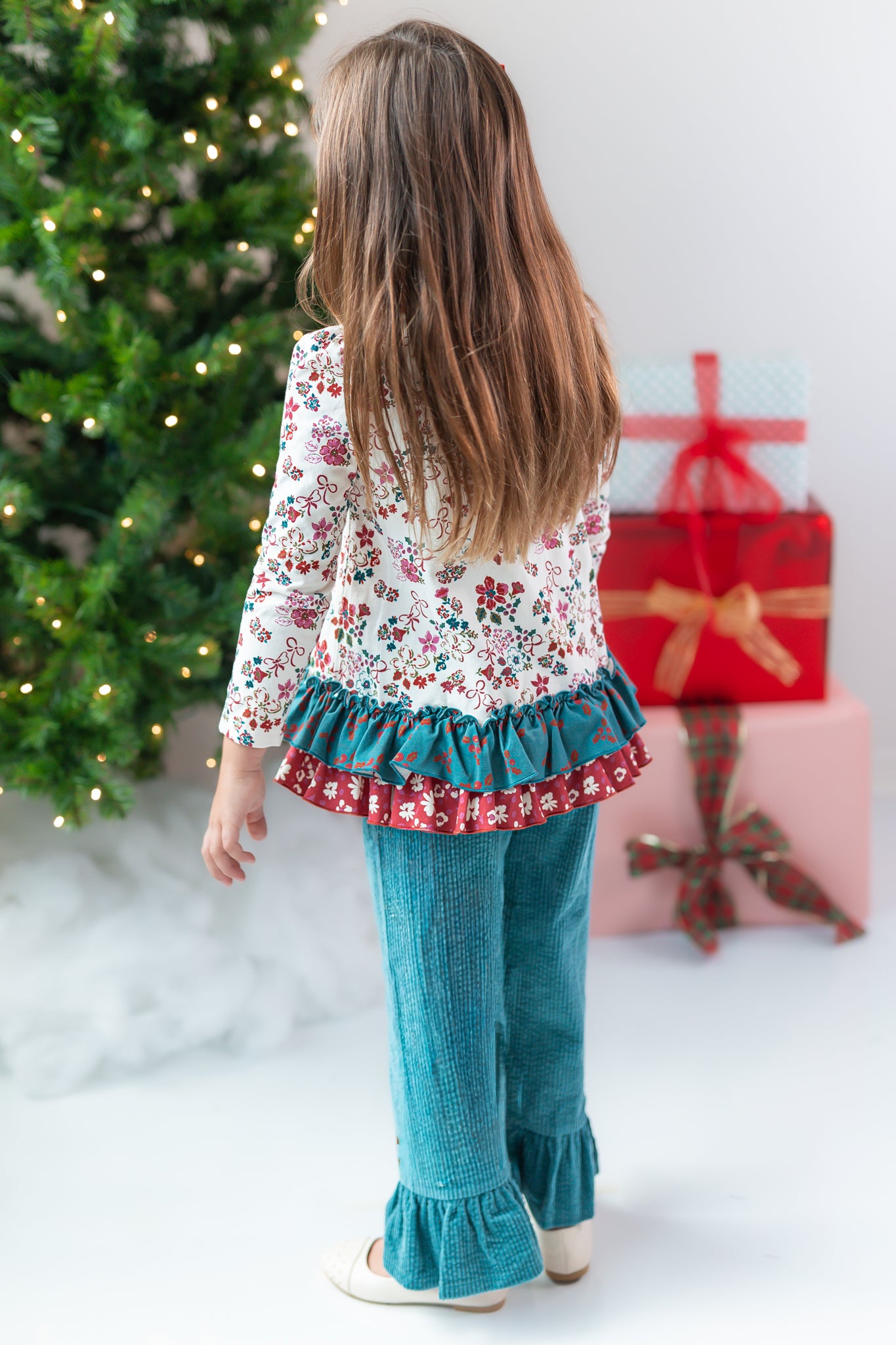 Tinselberry Lane Ruffle Tunic (Pre-Order)