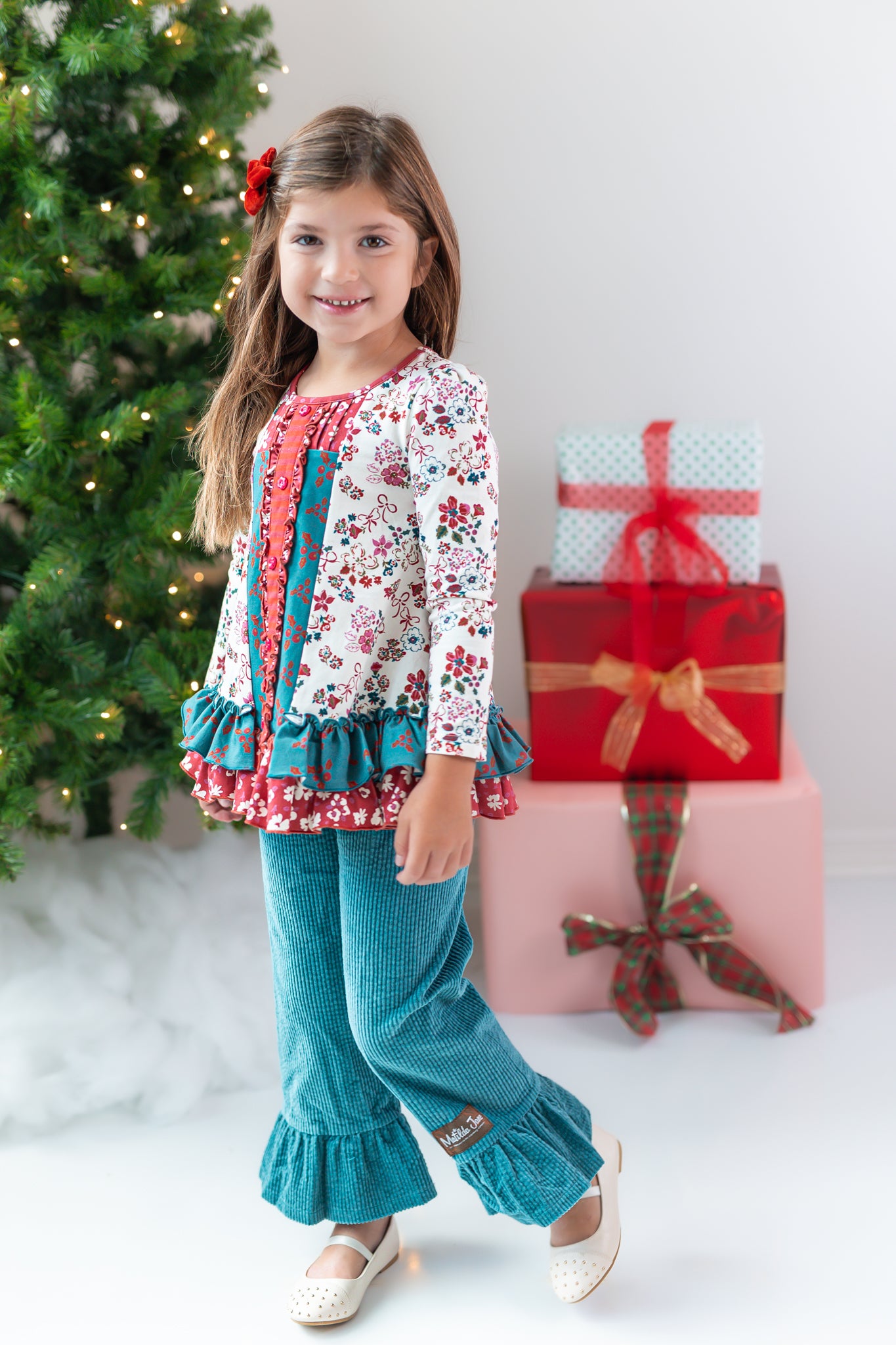 Tinselberry Lane Ruffle Tunic (Pre-Order)