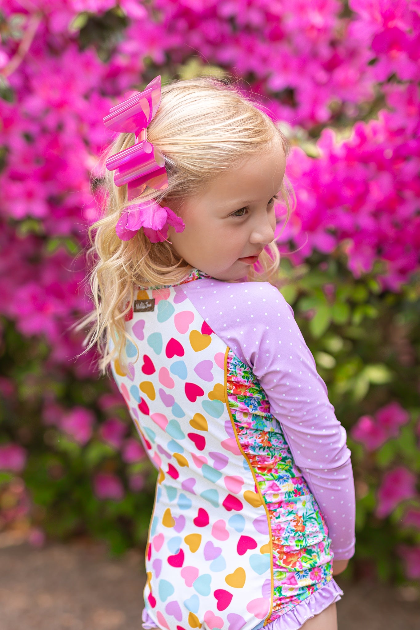 Rash Guard Swimsuit - Long Sleeve | Tug At My Heartstrings