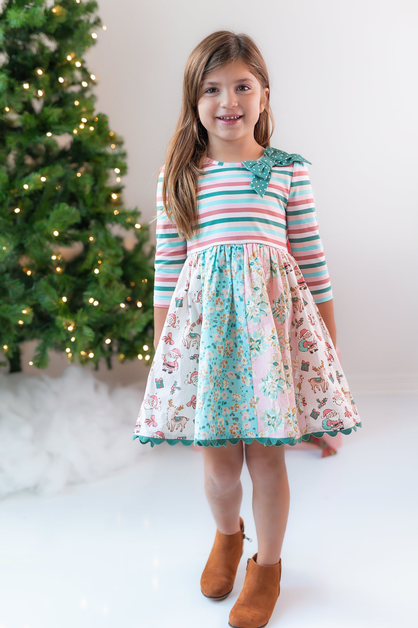 Santas Sugarplum Panel Dress (Pre-Order)