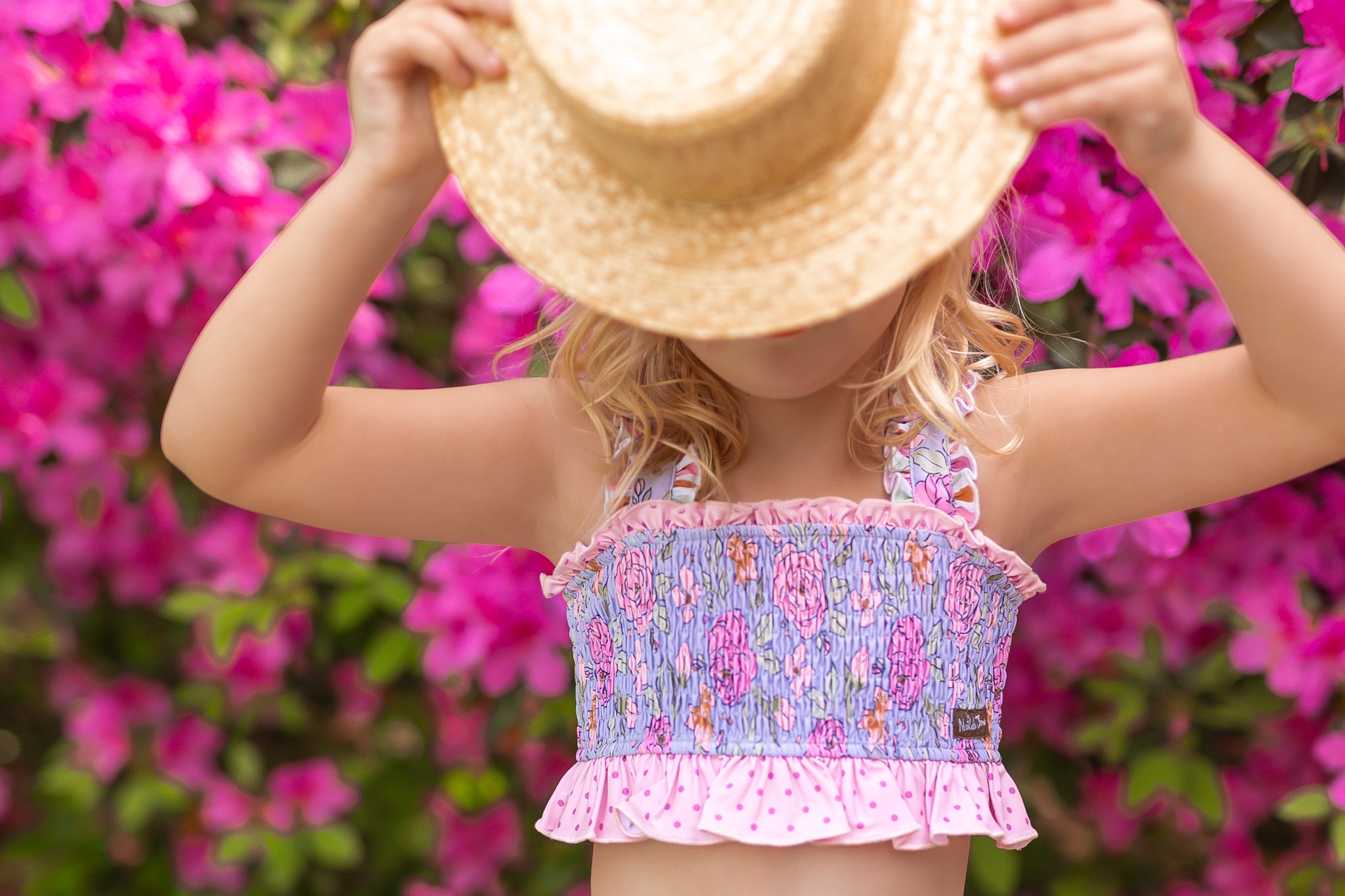 Smocked Swimsuit | Live in Lavender