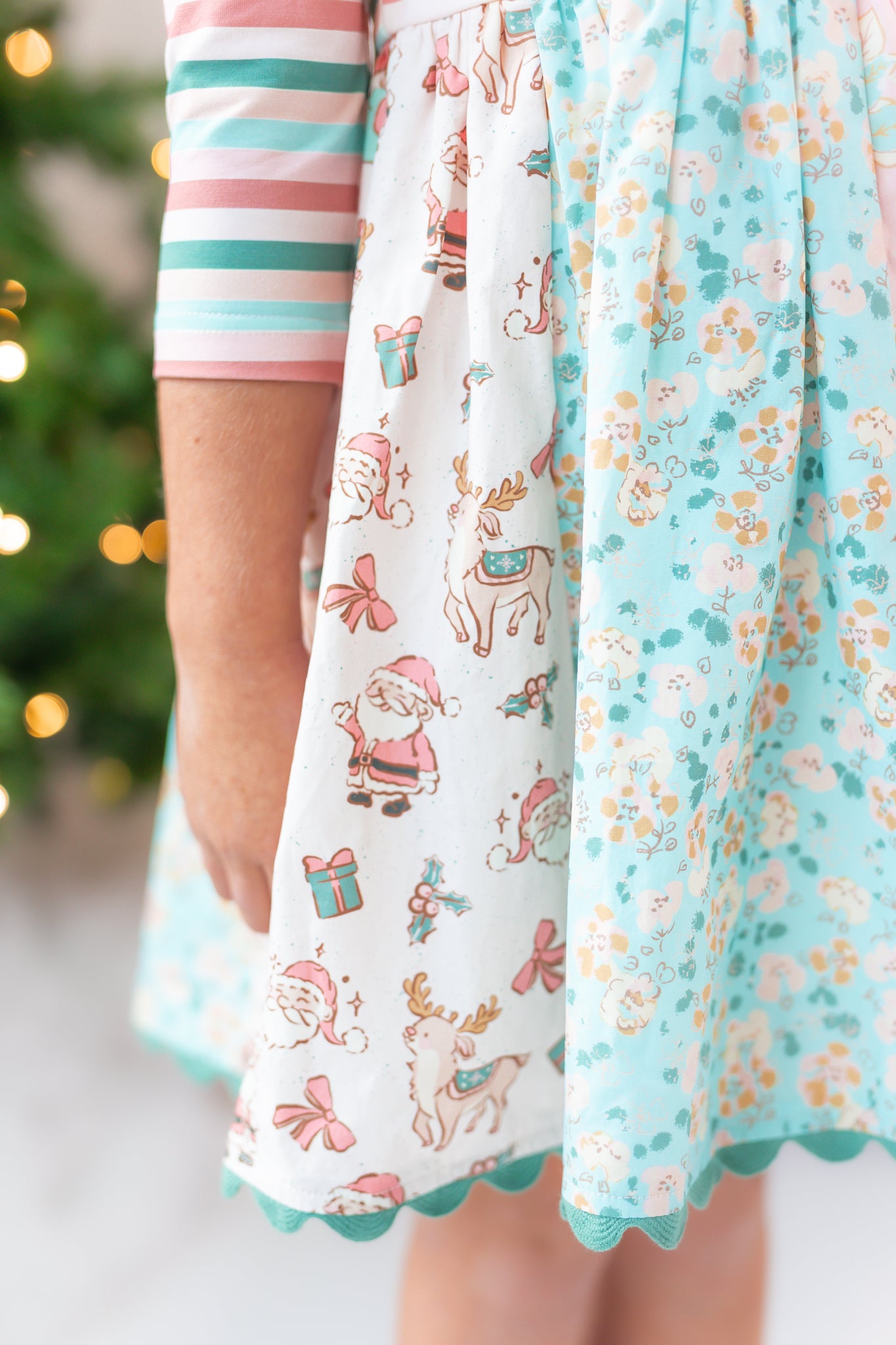 Santas Sugarplum Panel Dress (Pre-Order)