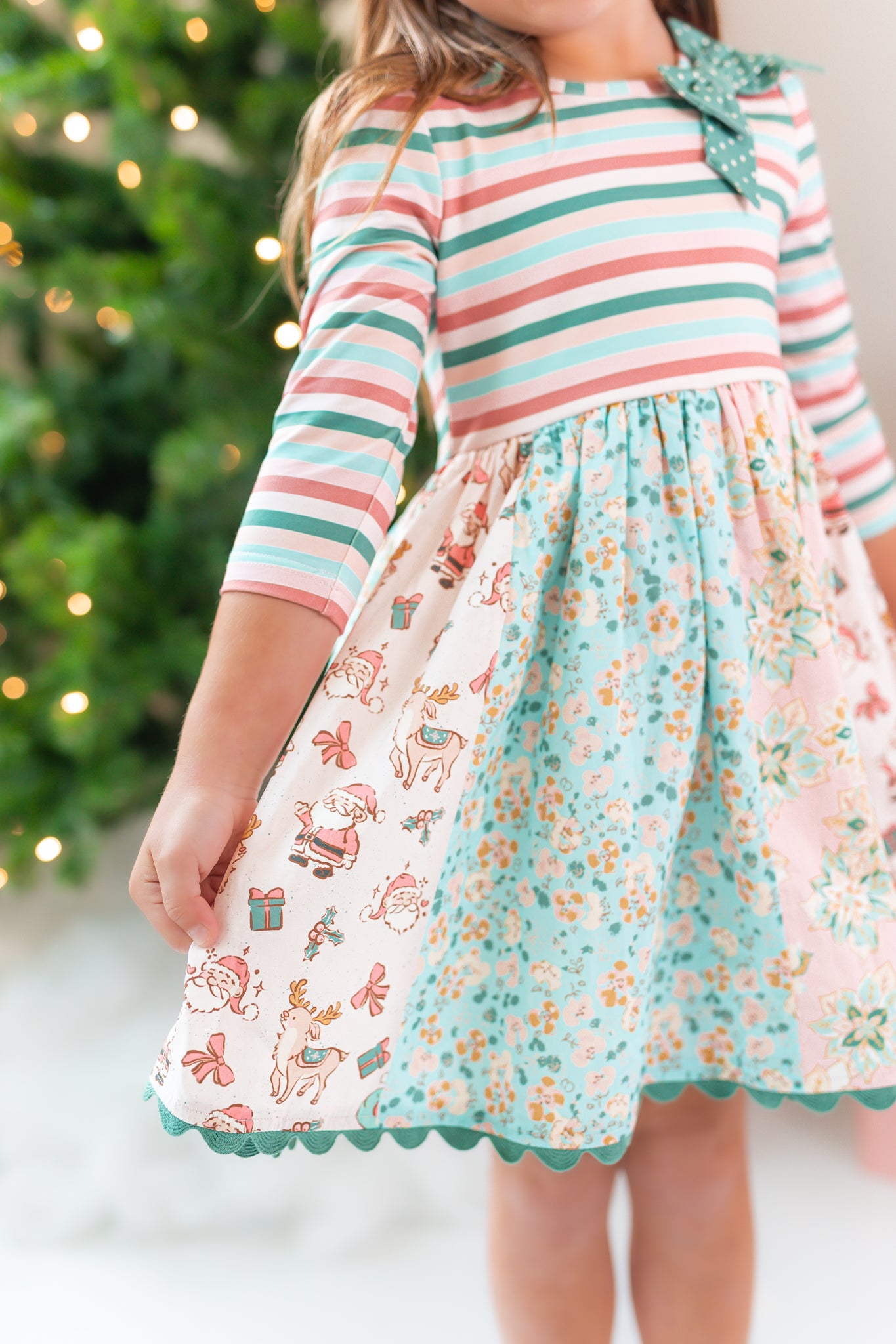 Santas Sugarplum Panel Dress (Pre-Order)