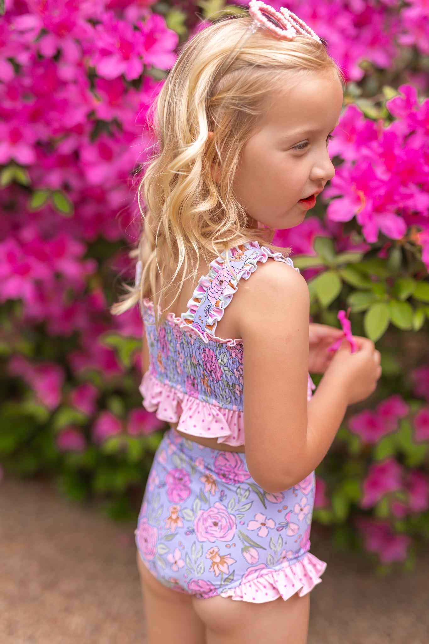 Smocked Swimsuit | Live in Lavender (Pre-Order)