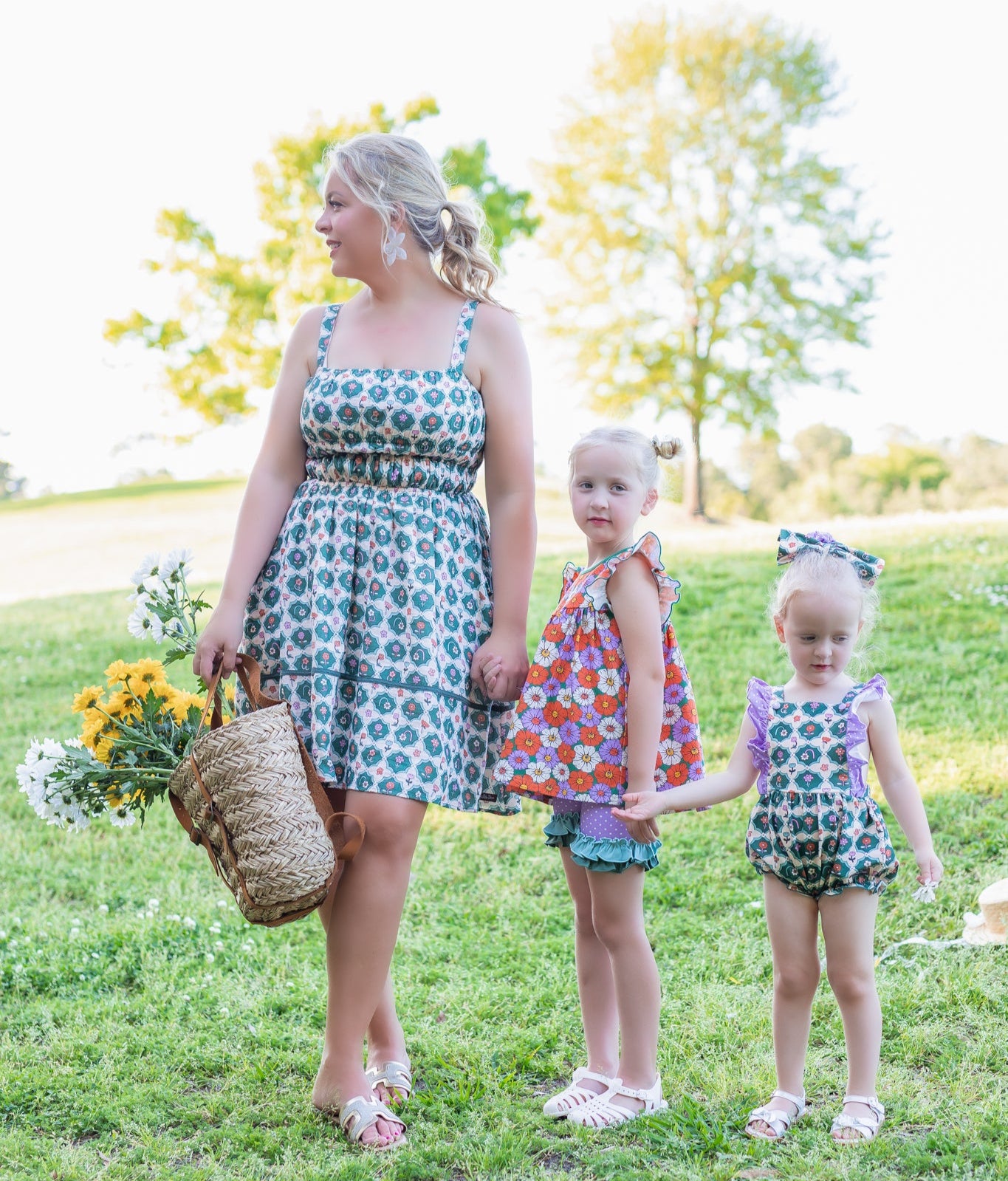 Spotted Sunshine Ruffle Shorties