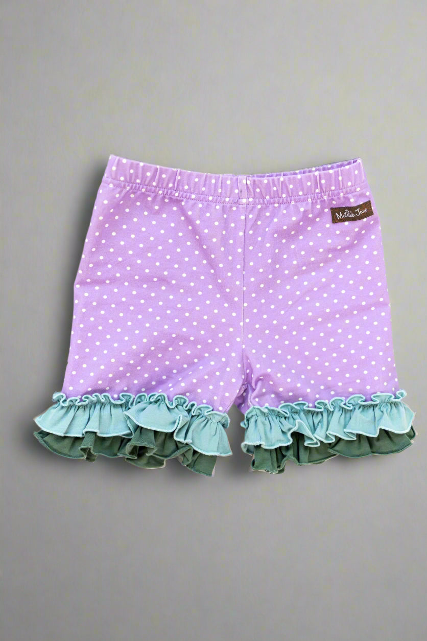 Spotted Sunshine Ruffle Shorties