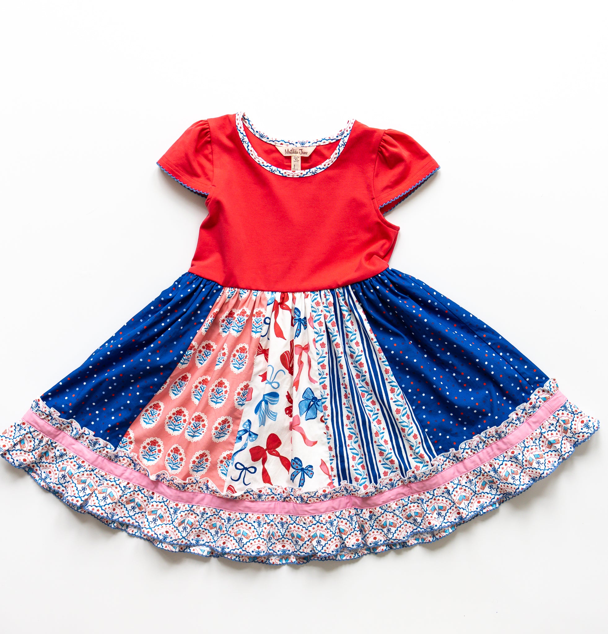 Once Upon A Flag Panel Dress (Pre-Order)