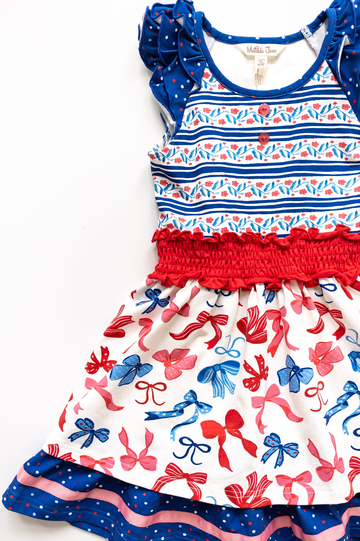 Bows Over America Ruffle Dress (Pre-Order)