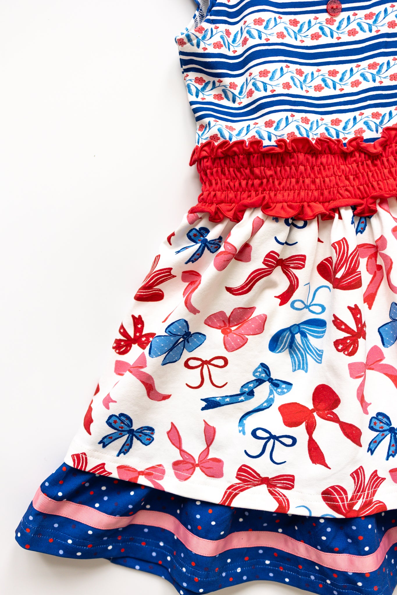 Bows Over America Ruffle Dress (Pre-Order)