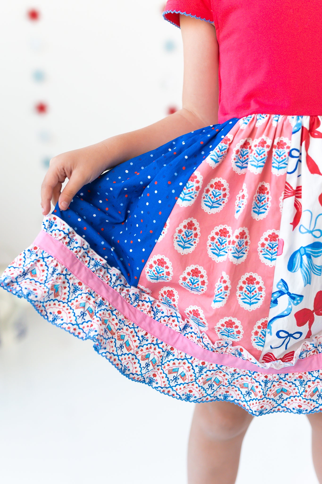Once Upon A Flag Panel Dress (Pre-Order)