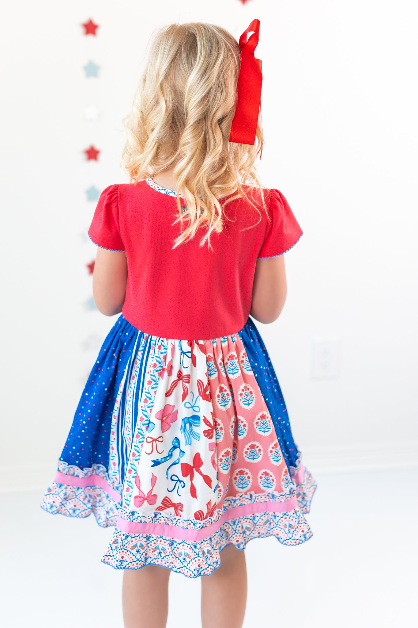 Once Upon A Flag Panel Dress (Pre-Order)