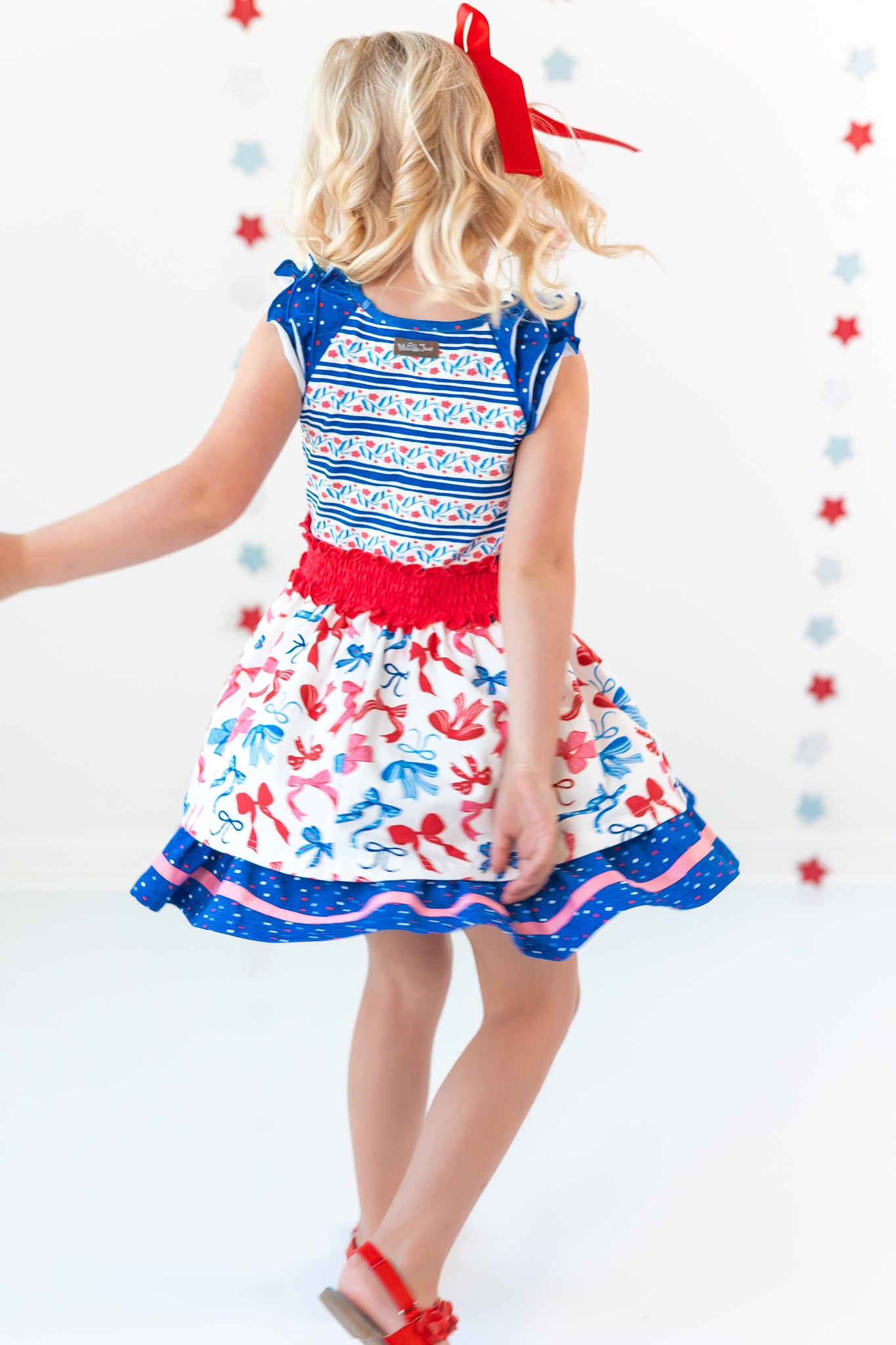 Bows Over America Ruffle Dress (Pre-Order)