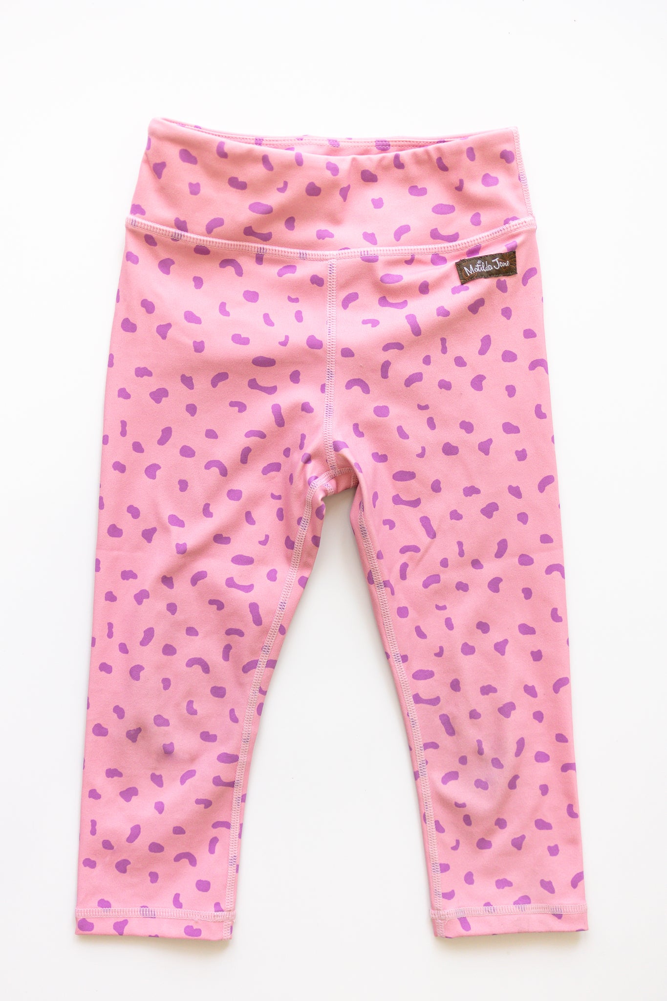 Speckled Pink Active Capris (Runs Small)