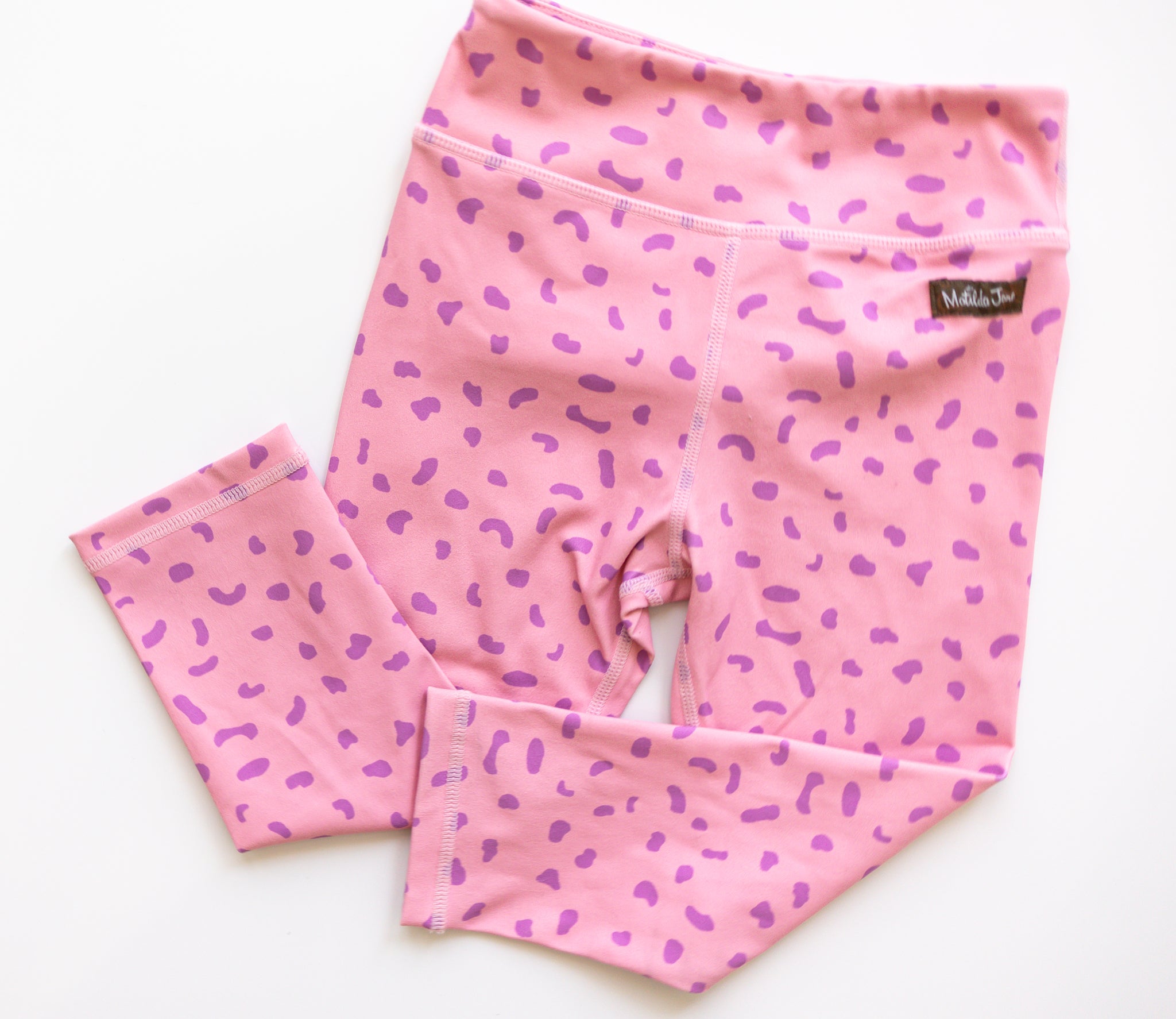 Speckled Pink Active Capris (Runs Small)