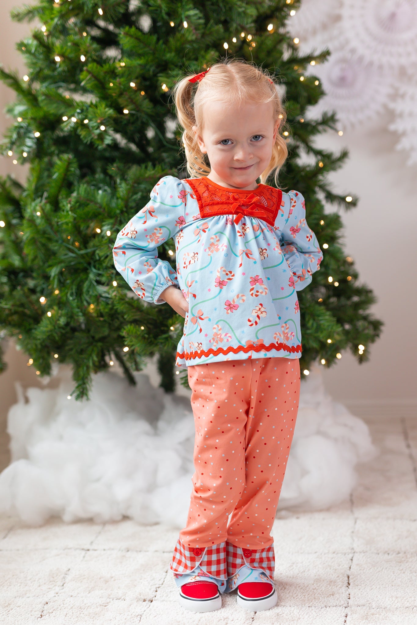 Sweet Tidings Scrappy Leggings (Pre-Order)